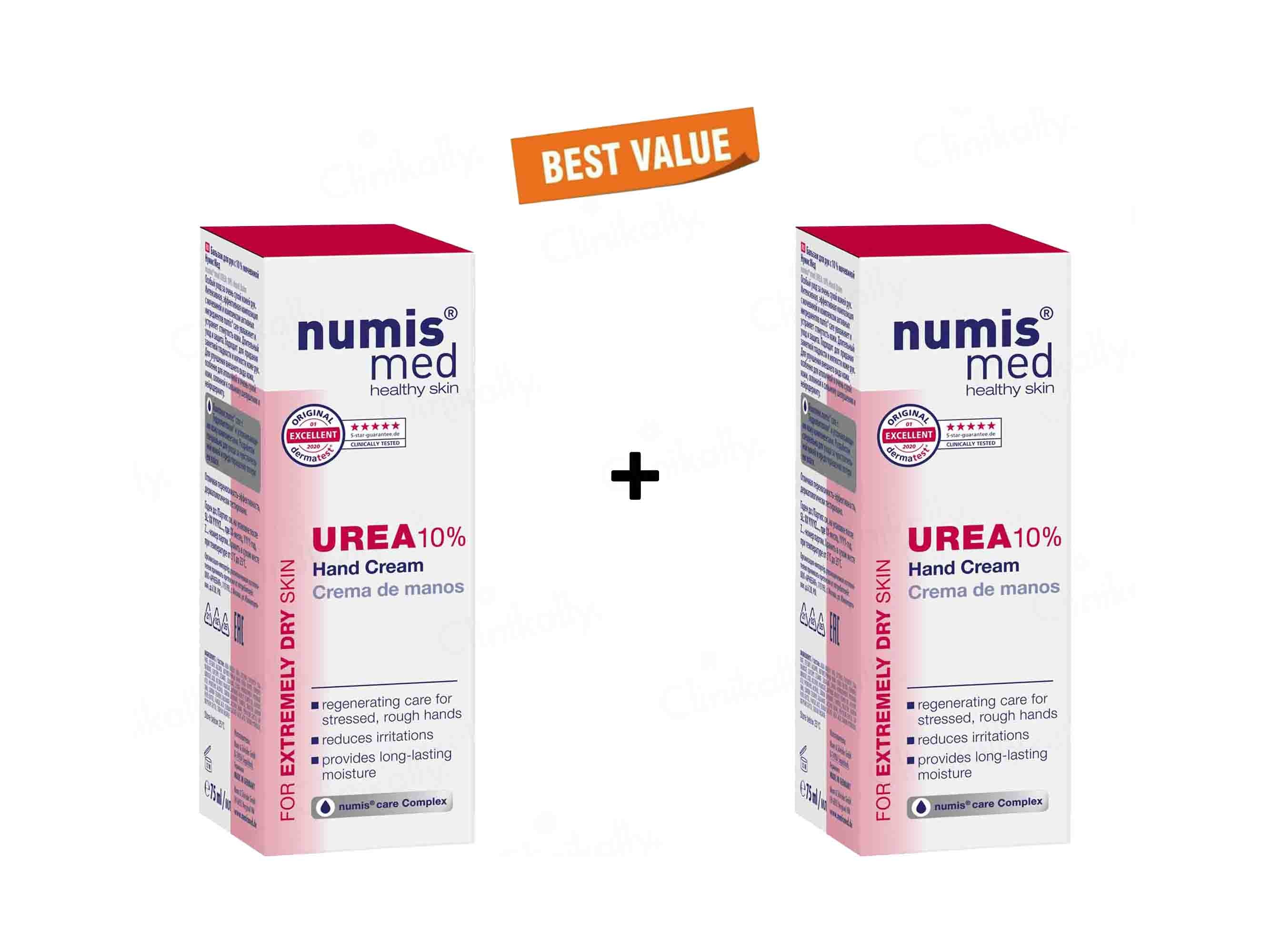 Numis Med Urea 10% Hand Cream For Extremely Dry Skin - Clinikally