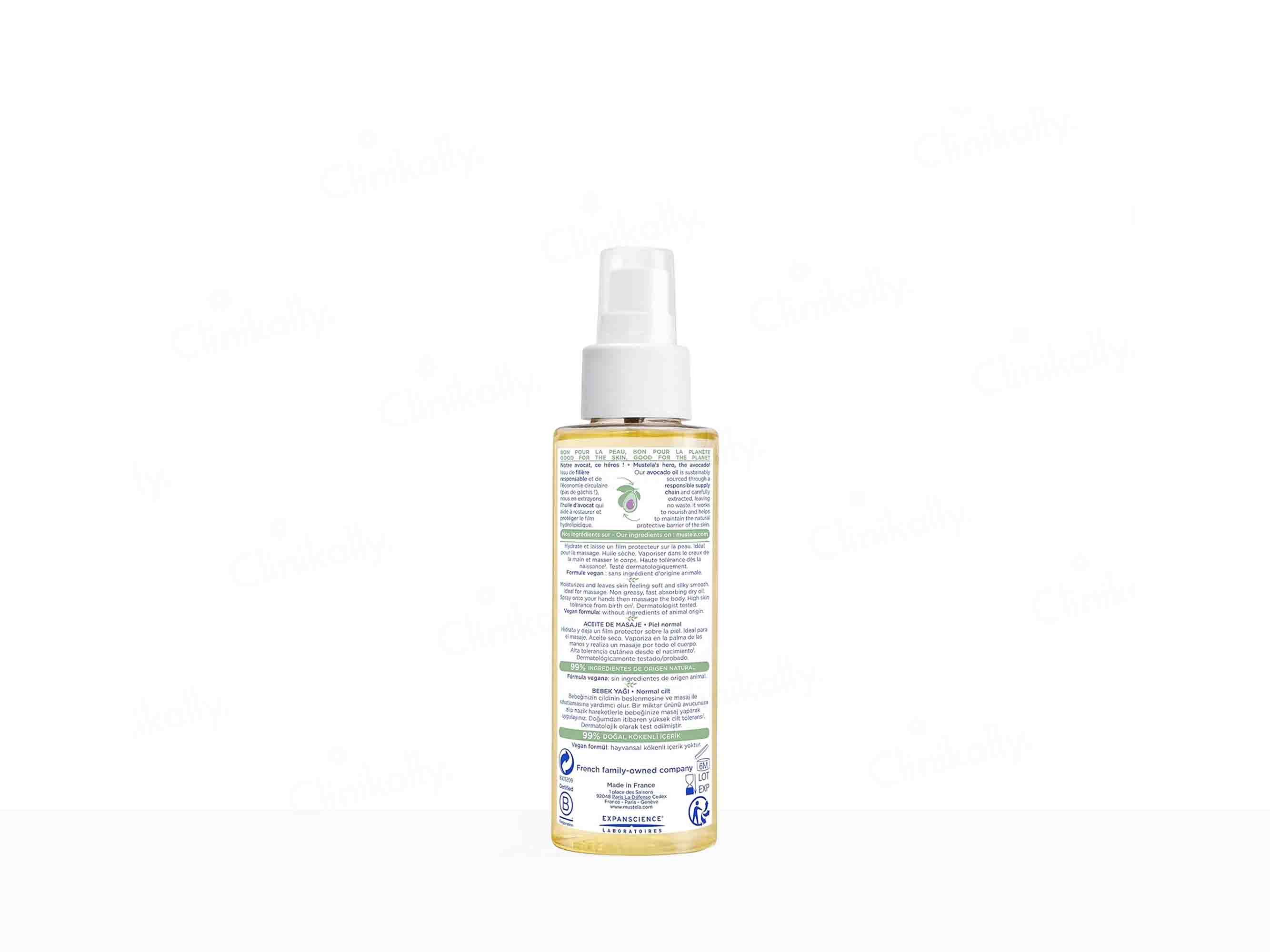 Mustela Baby Massage Oil With Avocado