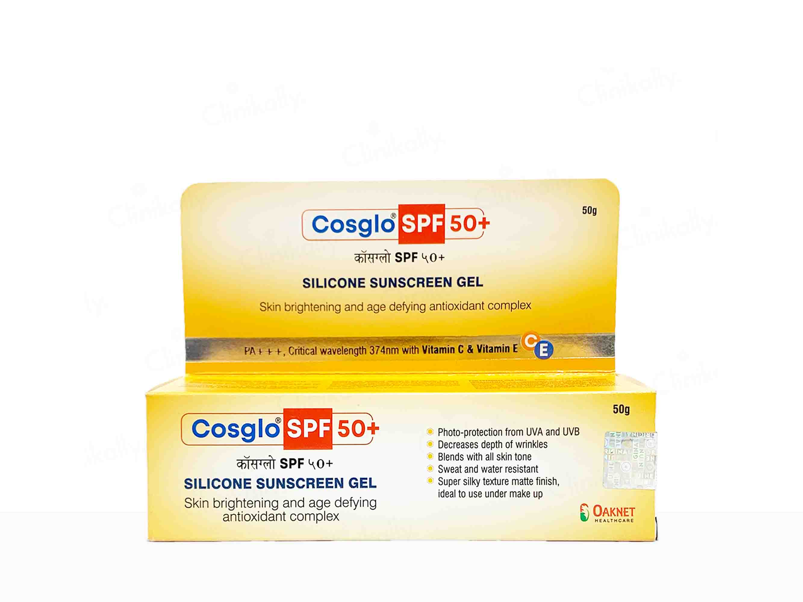 Cosglo Silicone Sunscreen Gel SPF 50+