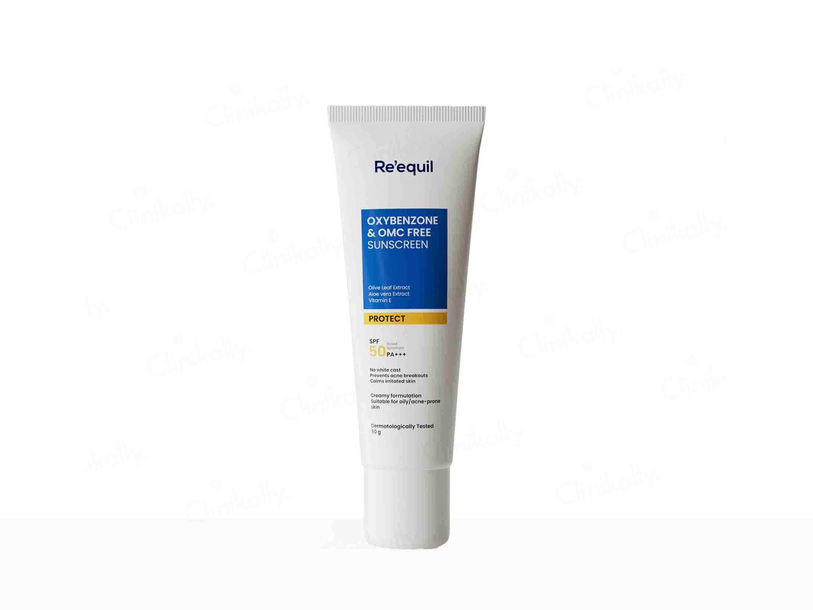 Re'equil Oxybenzone & OMC Free Sunscreen SPF 50 PA+++