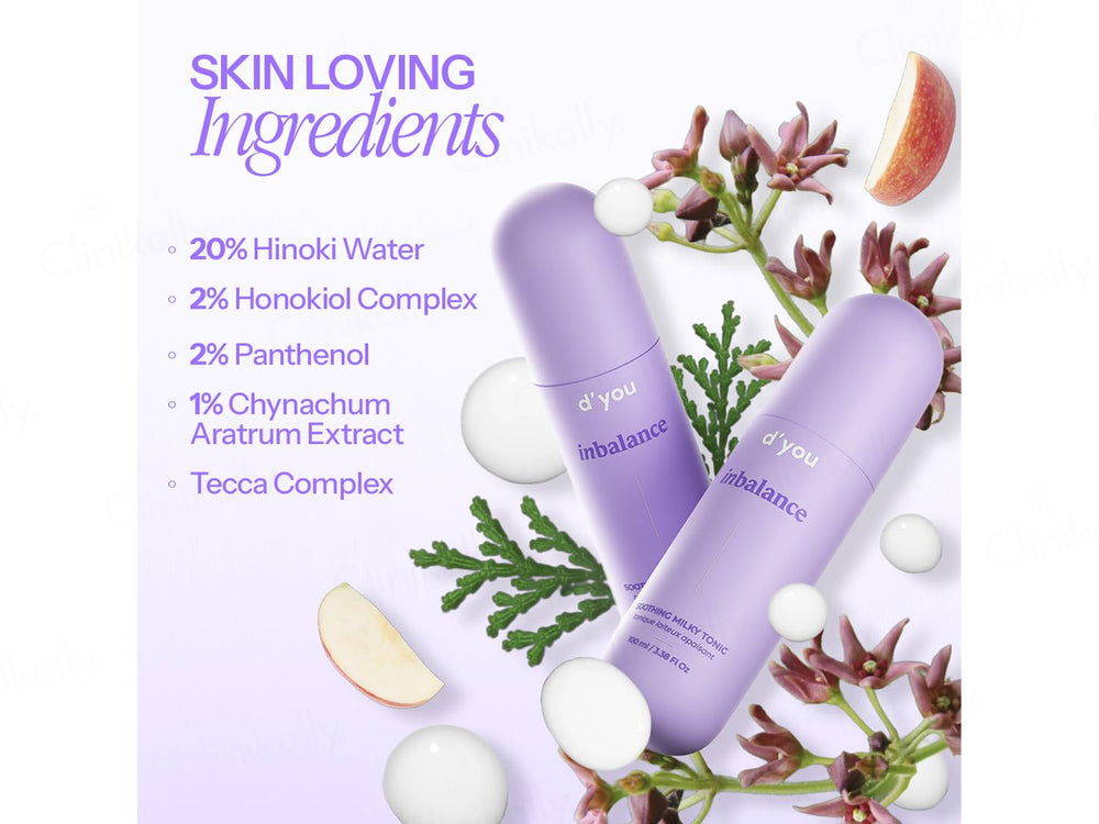 d'you Inbalance Soothing Milky Toner Refill
