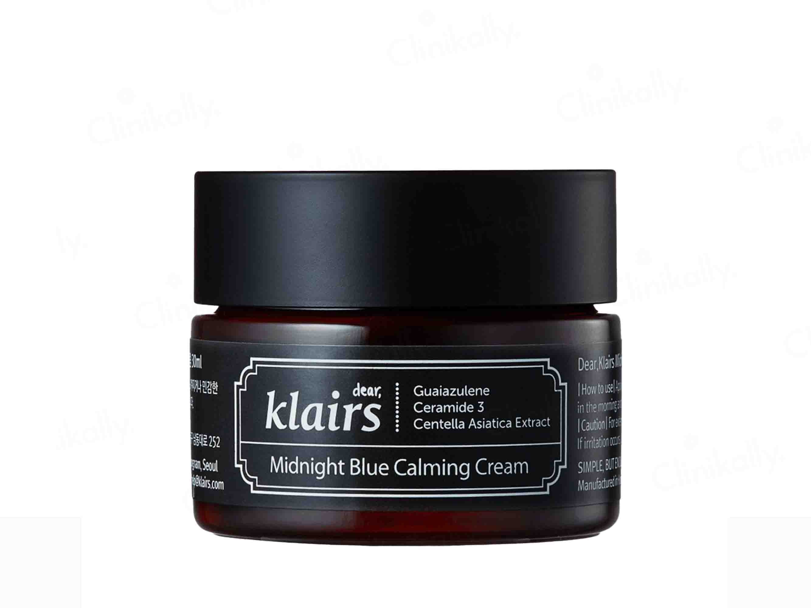 Klairs Midnight Blue Calming Cream - Clinikally