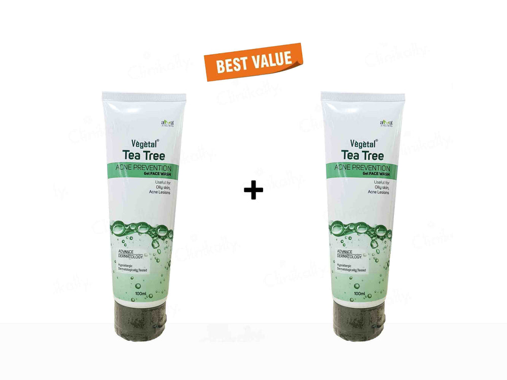 Vegetal Tea Tree Acne Prevention Gel Face Wash