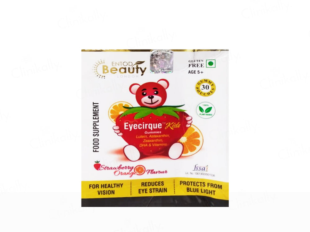 Eyecirque Kids Eye Supplement Gummies - Strawberry Orange Flavour