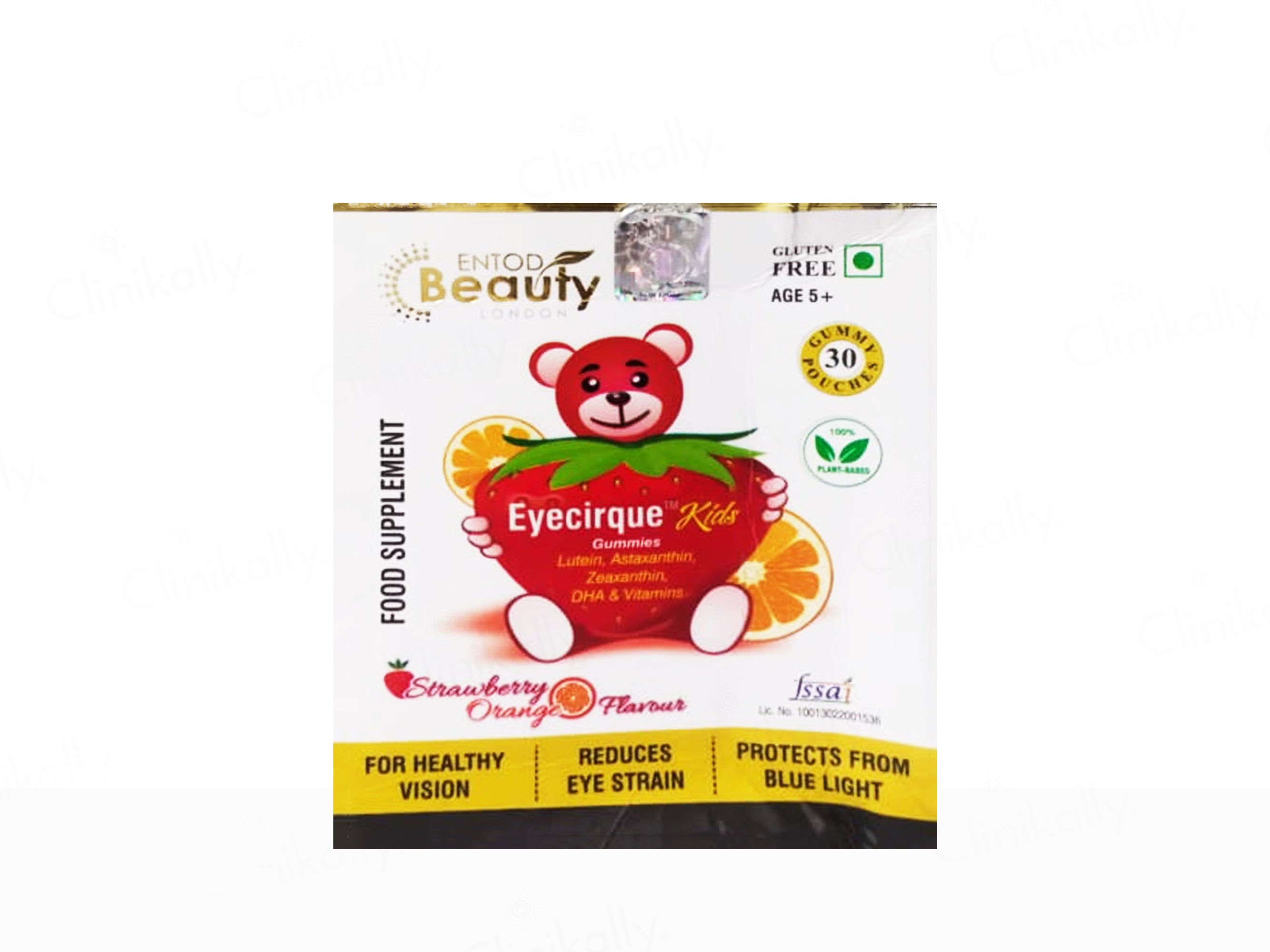 Eyecirque Kids Eye Supplement Gummies - Strawberry Orange Flavour
