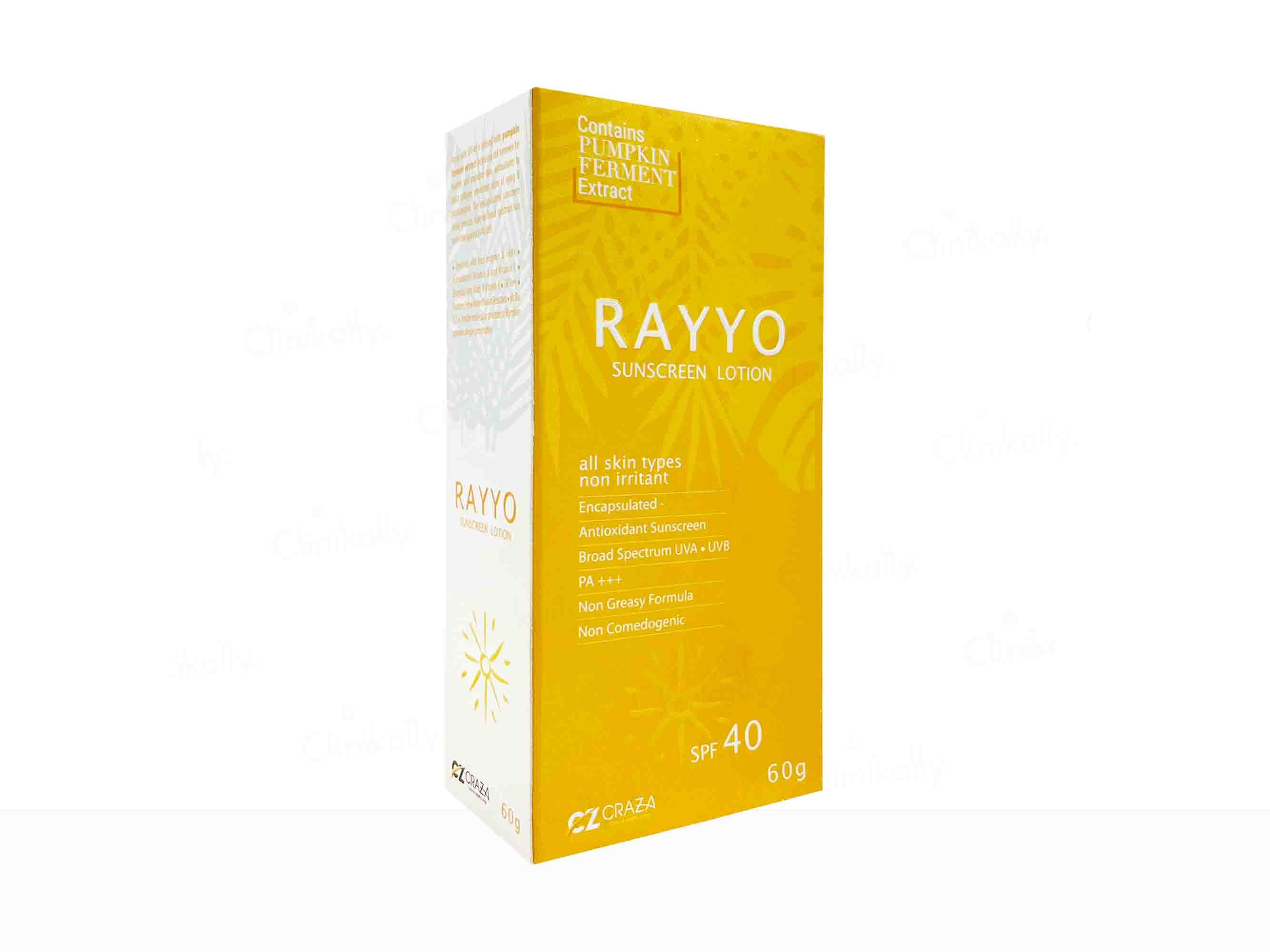 Rayyo Sunscreen Lotion SPF 40