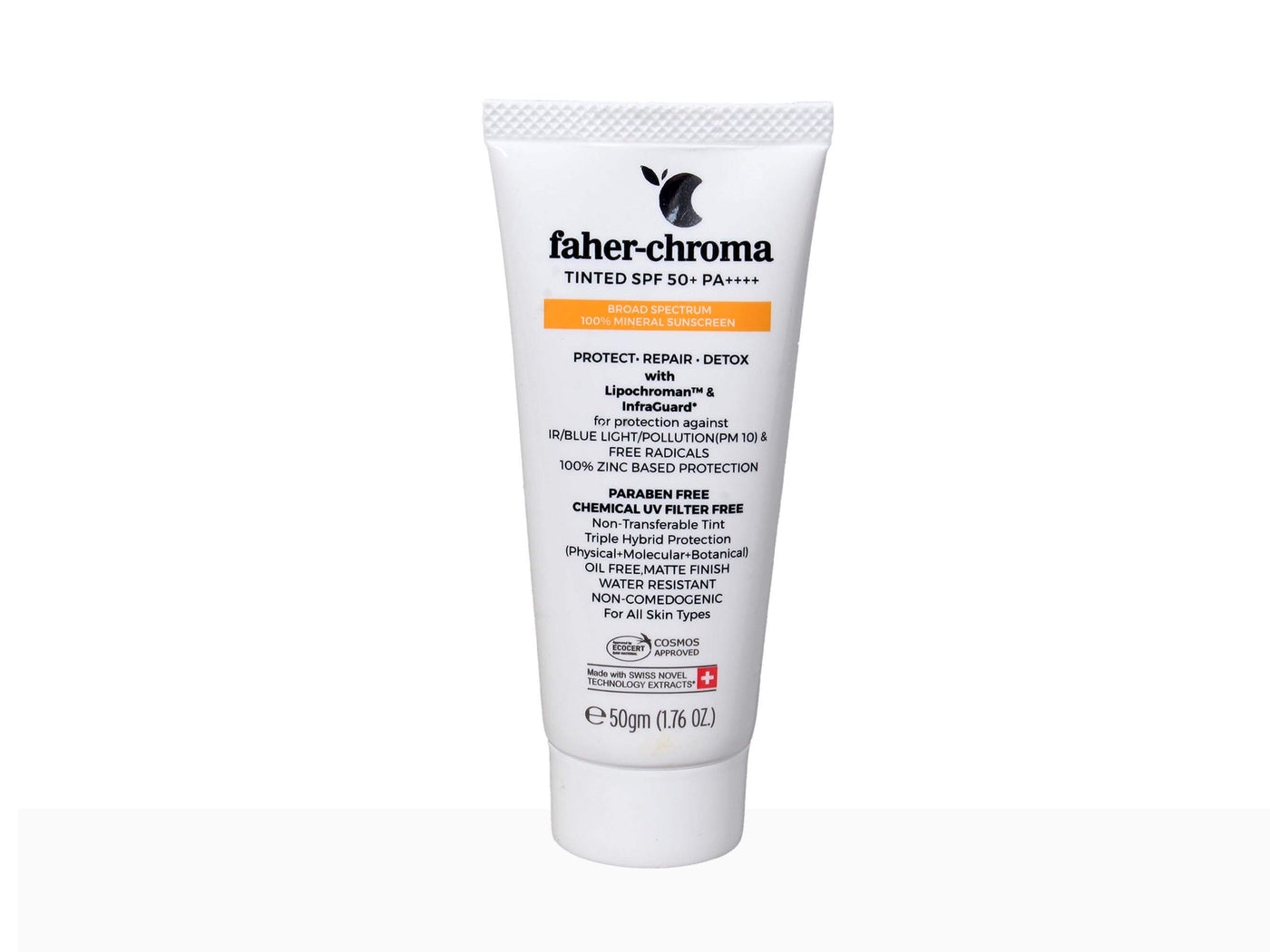 Faher-Chroma Tinted SPF 50+ Sunscreen - Clinikally