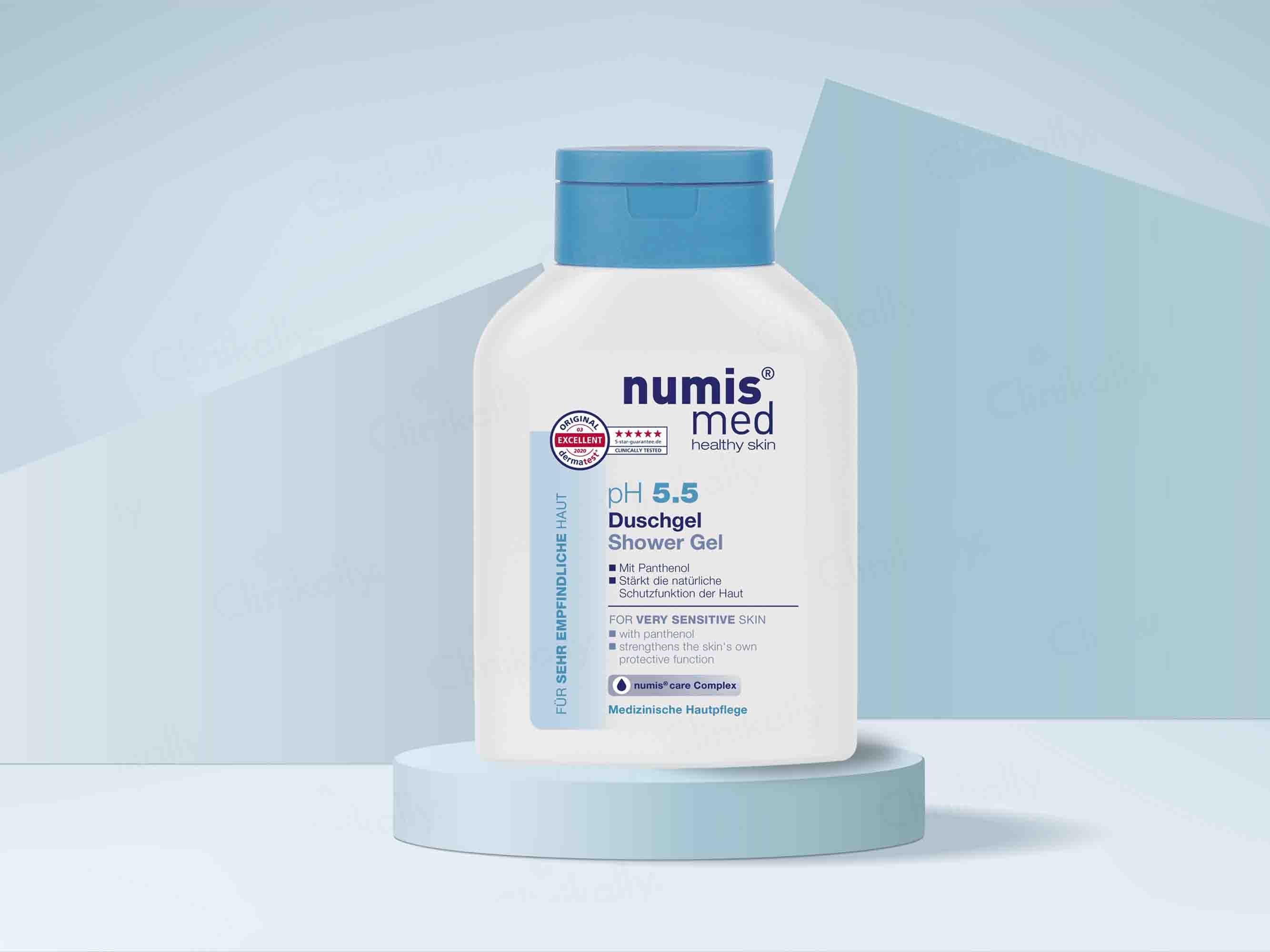 Numis Med pH 5.5 Shower Gel For Very Sensitive Skin - Clinikally