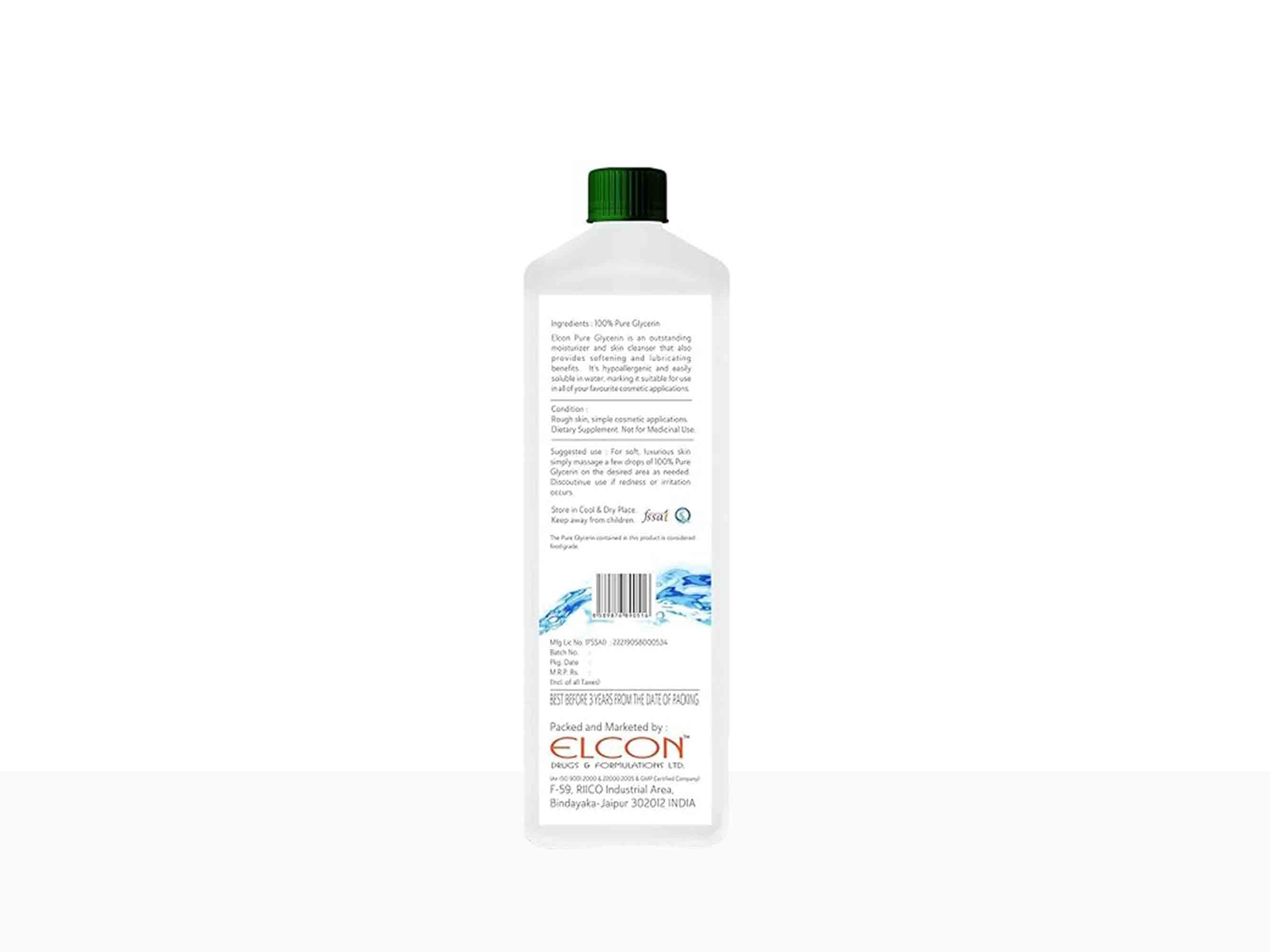 Elcon 100% Pure Vegetable Glycerin Skin Protectant