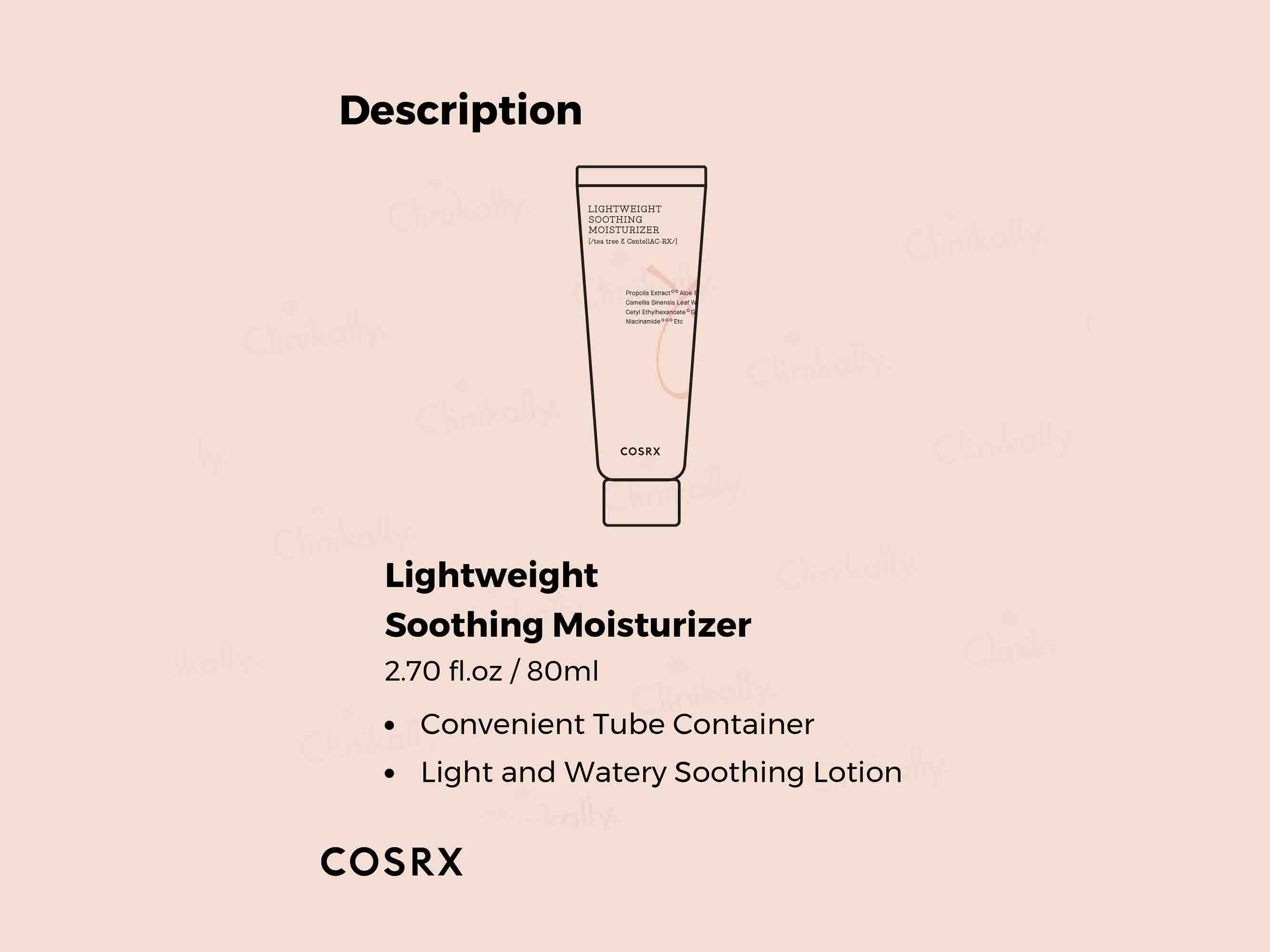COSRX Lightweight Soothing Moisturizer