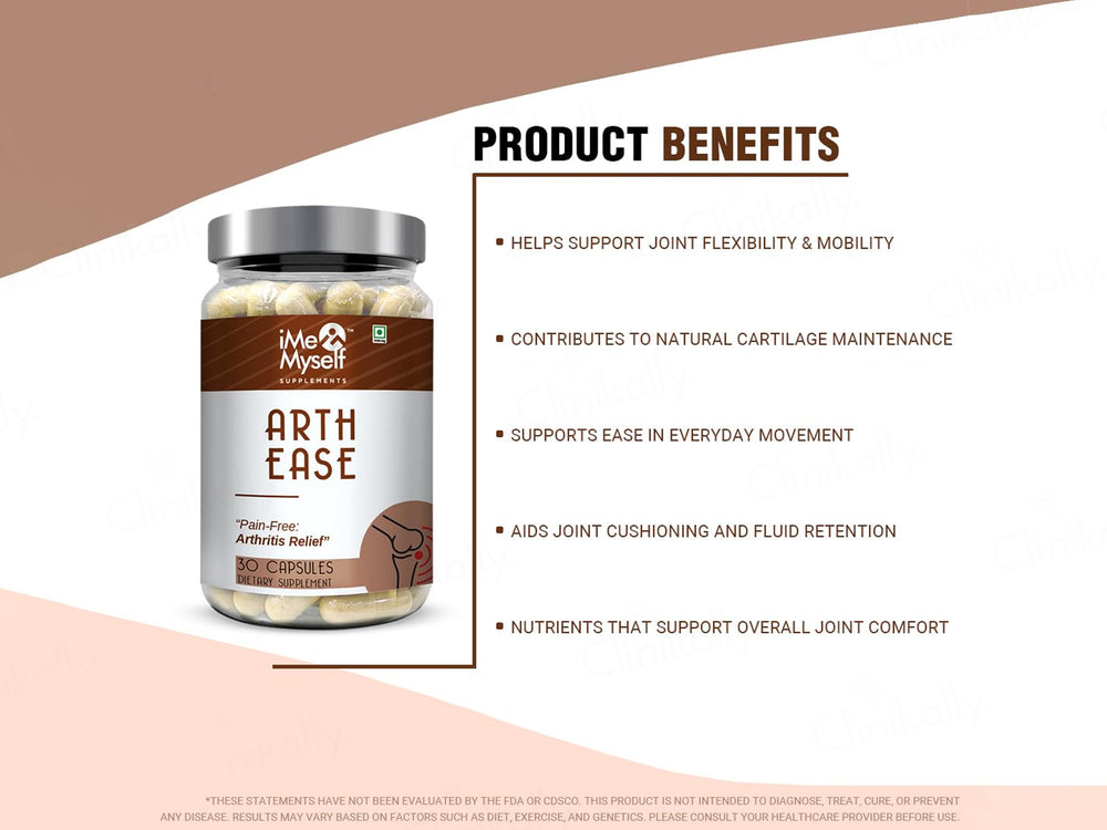 iMeMyself Arth Ease Dietary Supplement Vegetarian Capsule