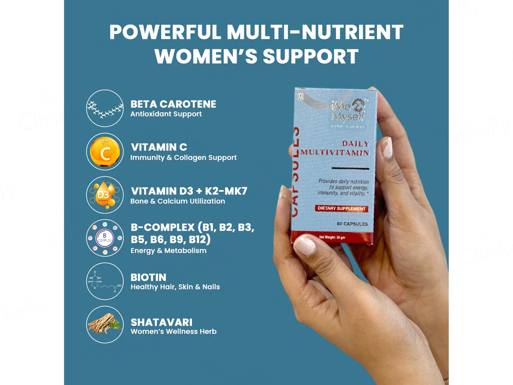 iMeMyself Daily Multivitamin Dietary Supplement Vegetarian Capsule