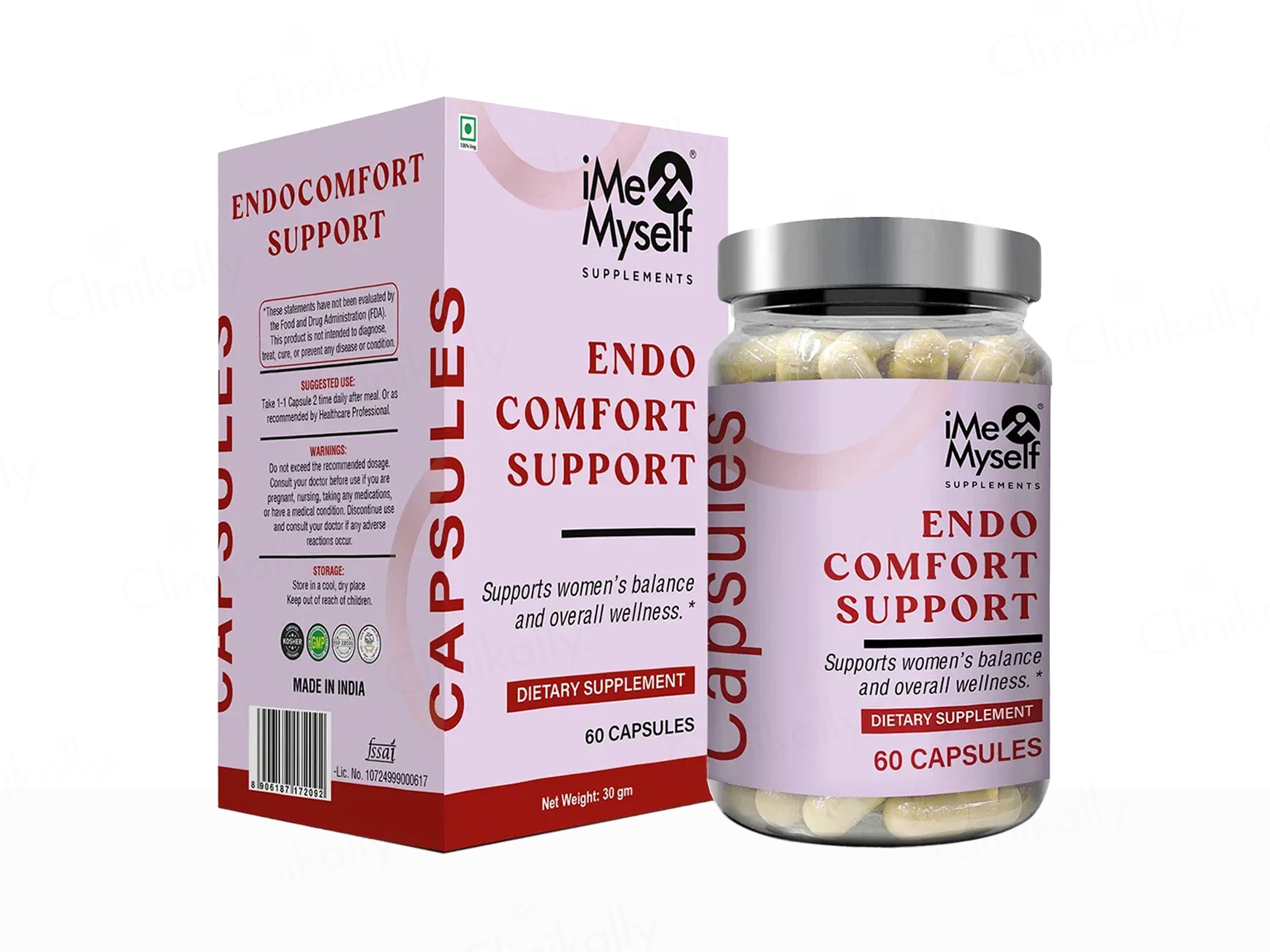 iMeMyself Endo Comfort Support Dietary Supplement Vegetarian Capsule