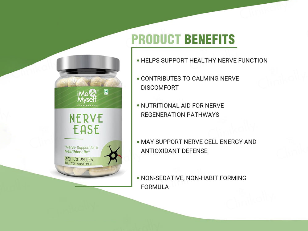 iMeMyself Nerve Ease Dietary Supplement Vegetarian Capsule
