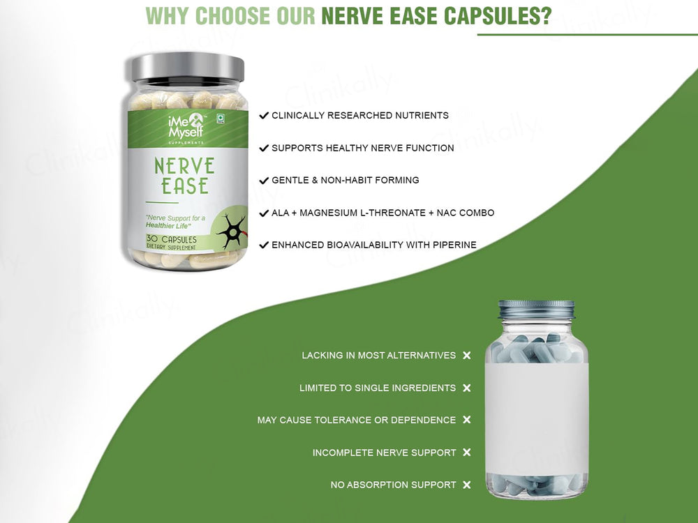 iMeMyself Nerve Ease Dietary Supplement Vegetarian Capsule