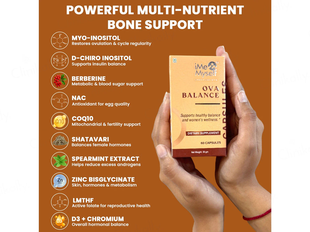 iMeMyself Ova Balance Dietary Supplement Vegetarian Capsule
