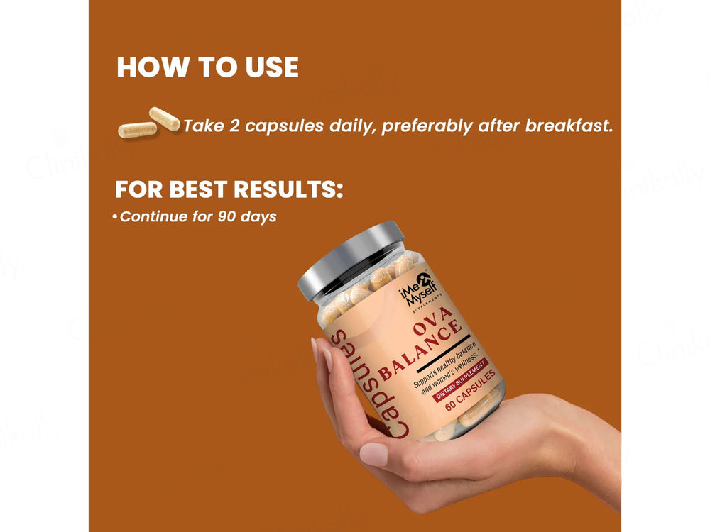 iMeMyself Ova Balance Dietary Supplement Vegetarian Capsule