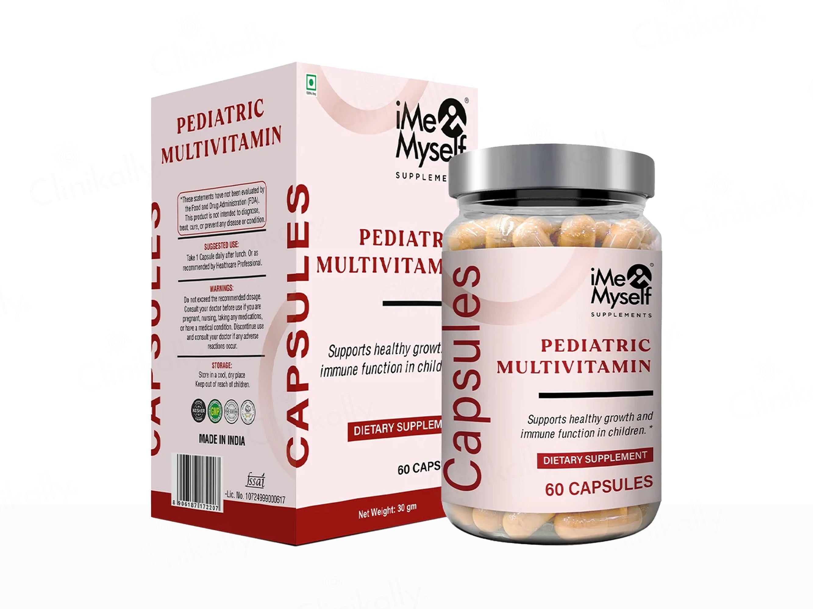 iMeMyself Pediatric Multivitamin Dietary Supplement Vegetarian Capsule