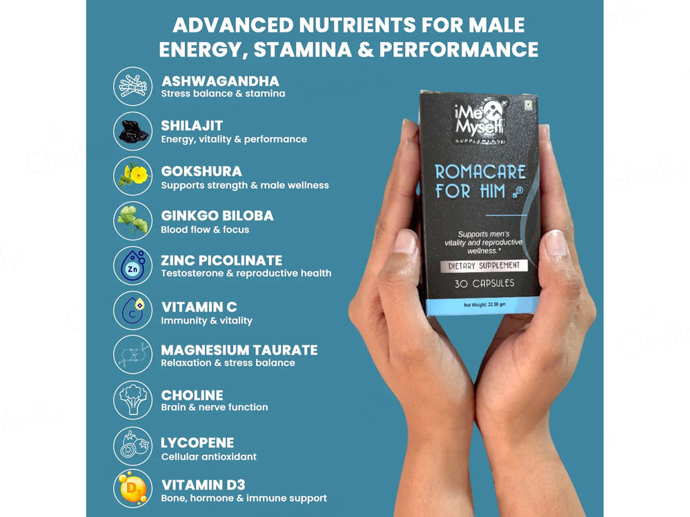 iMeMyself Romacare For Him Dietary Supplement Vegetarian Capsule