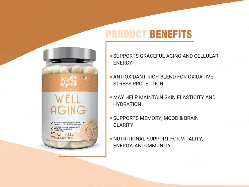iMeMyself Well Aging Dietary Supplement Vegetarian Capsule