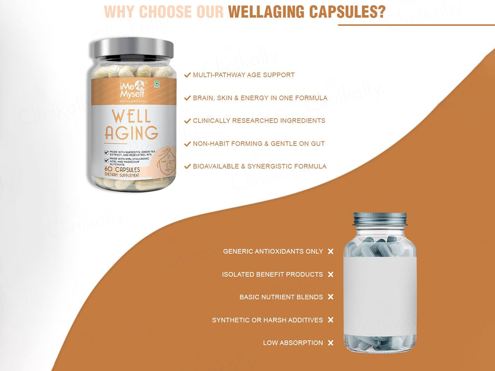 iMeMyself Well Aging Dietary Supplement Vegetarian Capsule