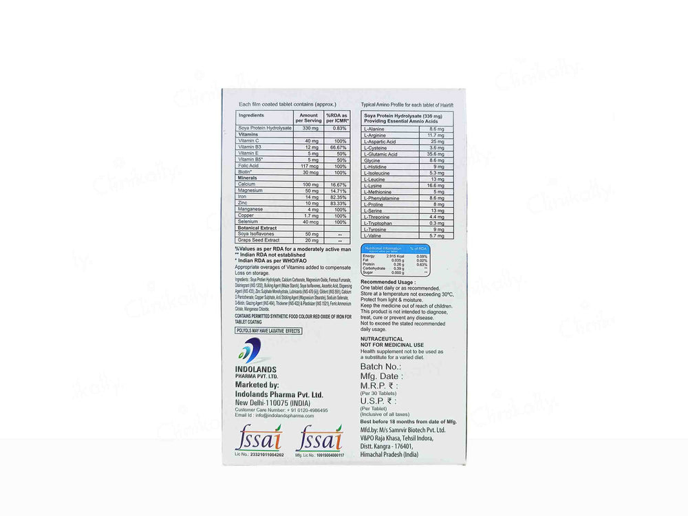 Hairlift Rapid Growth Hair Tablet