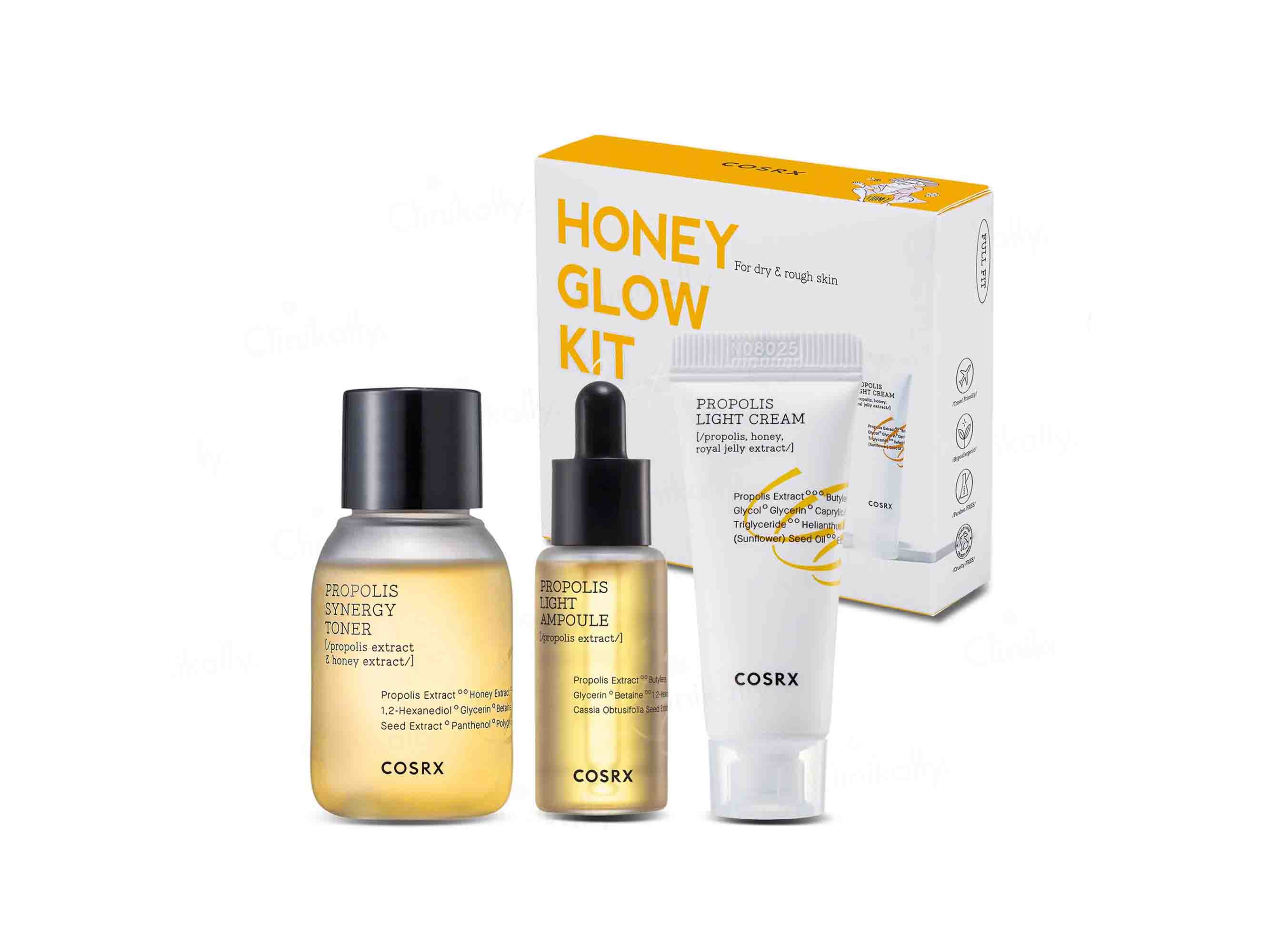 COSRX Honey Glow 3-Step Kit For Dry & Rough Skin