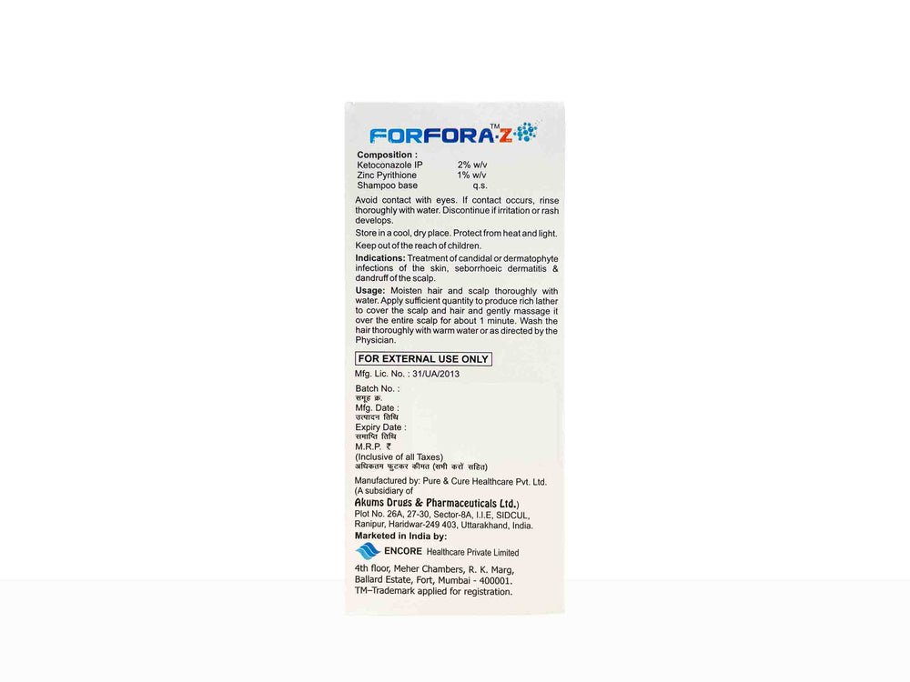 Forfora-Z Shampoo With Conditioner