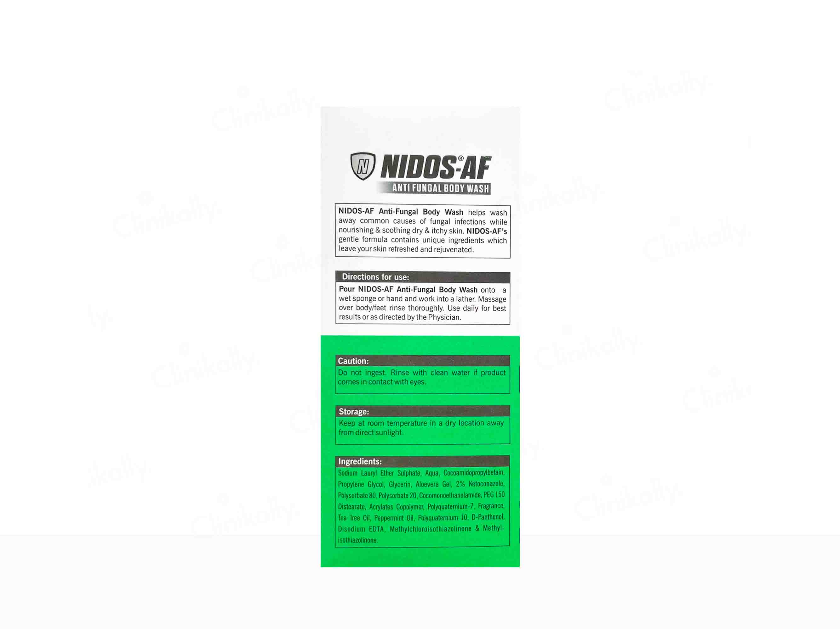 Nidos-AF Anti Fungal Body Wash