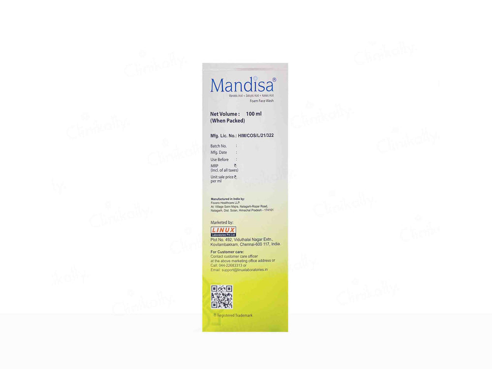 Mandisa Foam Face Wash