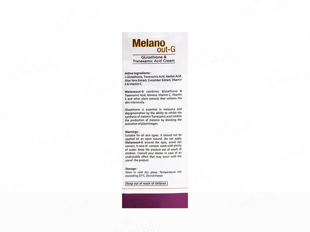 Melano Out-G Glutathione & Tranexamic Acid Cream