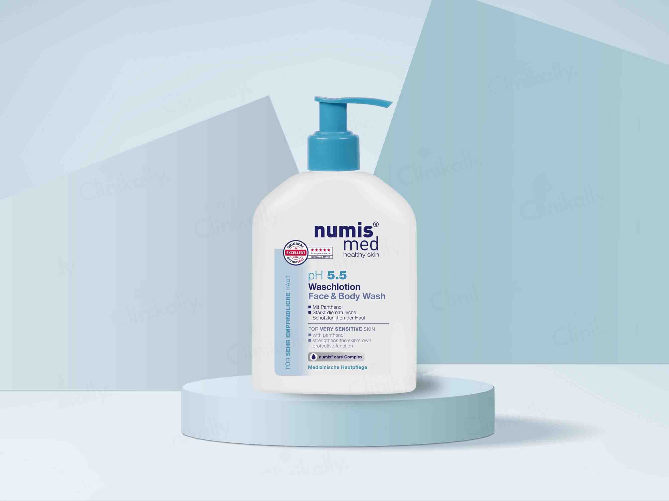 Numis Med pH 5.5 Face & Body Wash For Very Sensitive Skin - Clinikally