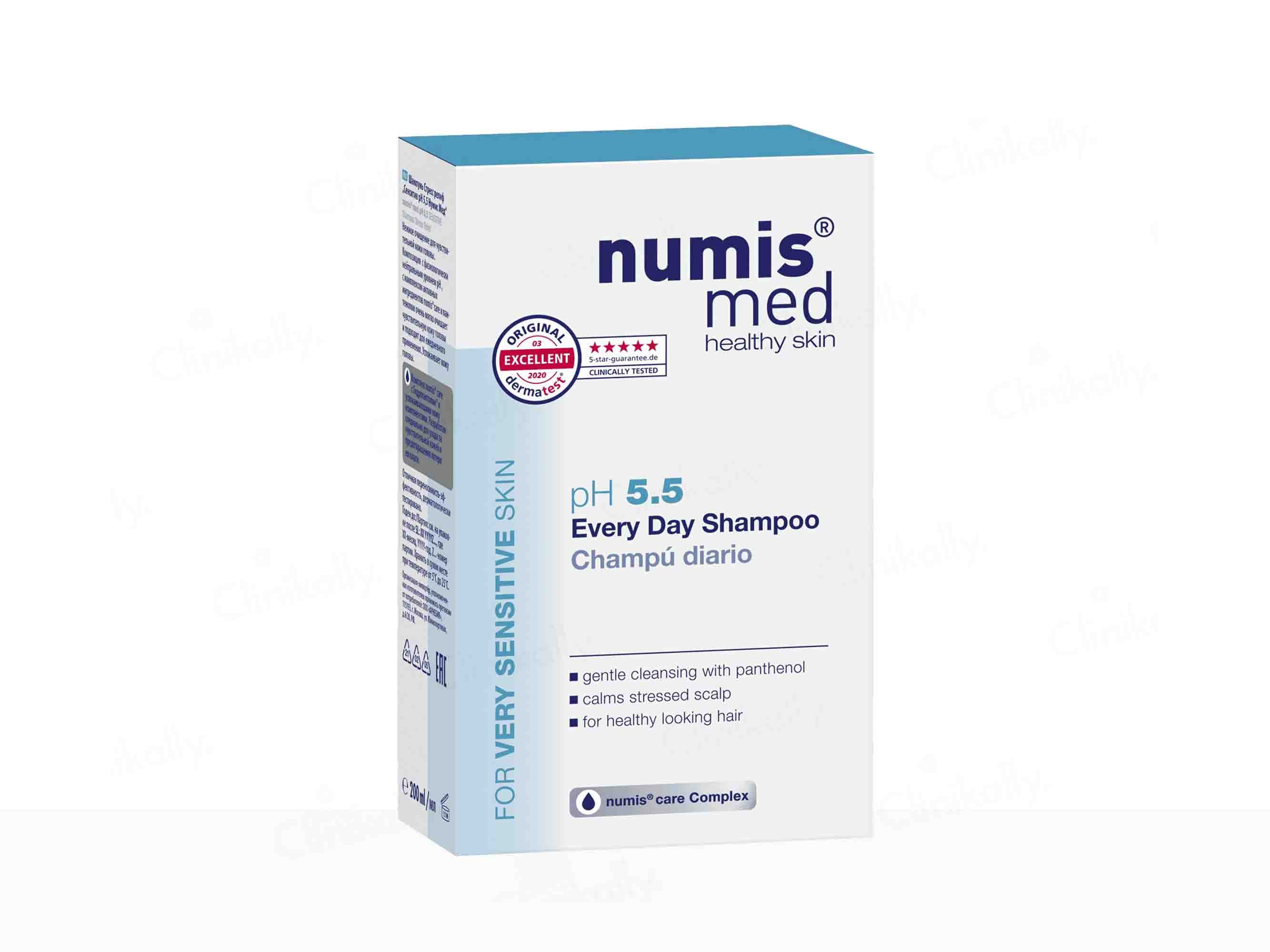 Numis Med pH 5.5 Every Day Shampoo For Very Sensitive Skin - Clinikally