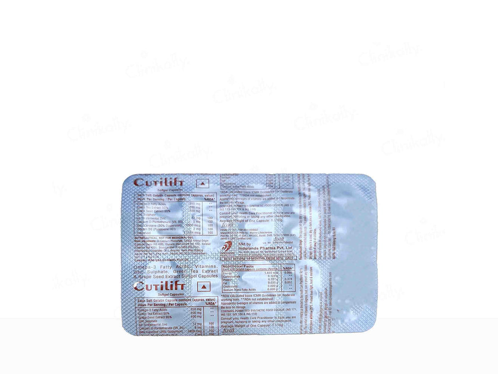Cutilift Softgel Capsule