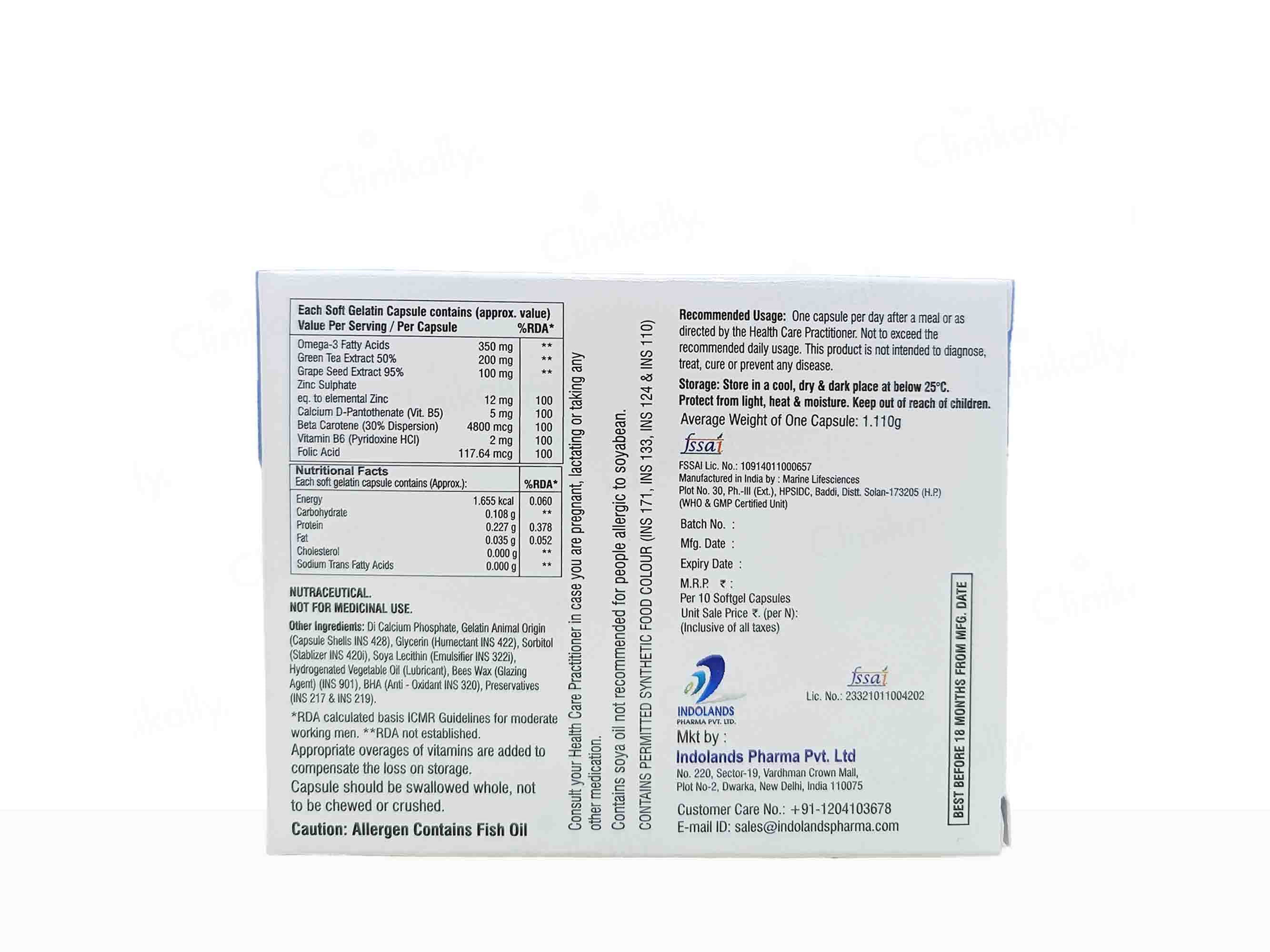 Cutilift Softgel Capsule