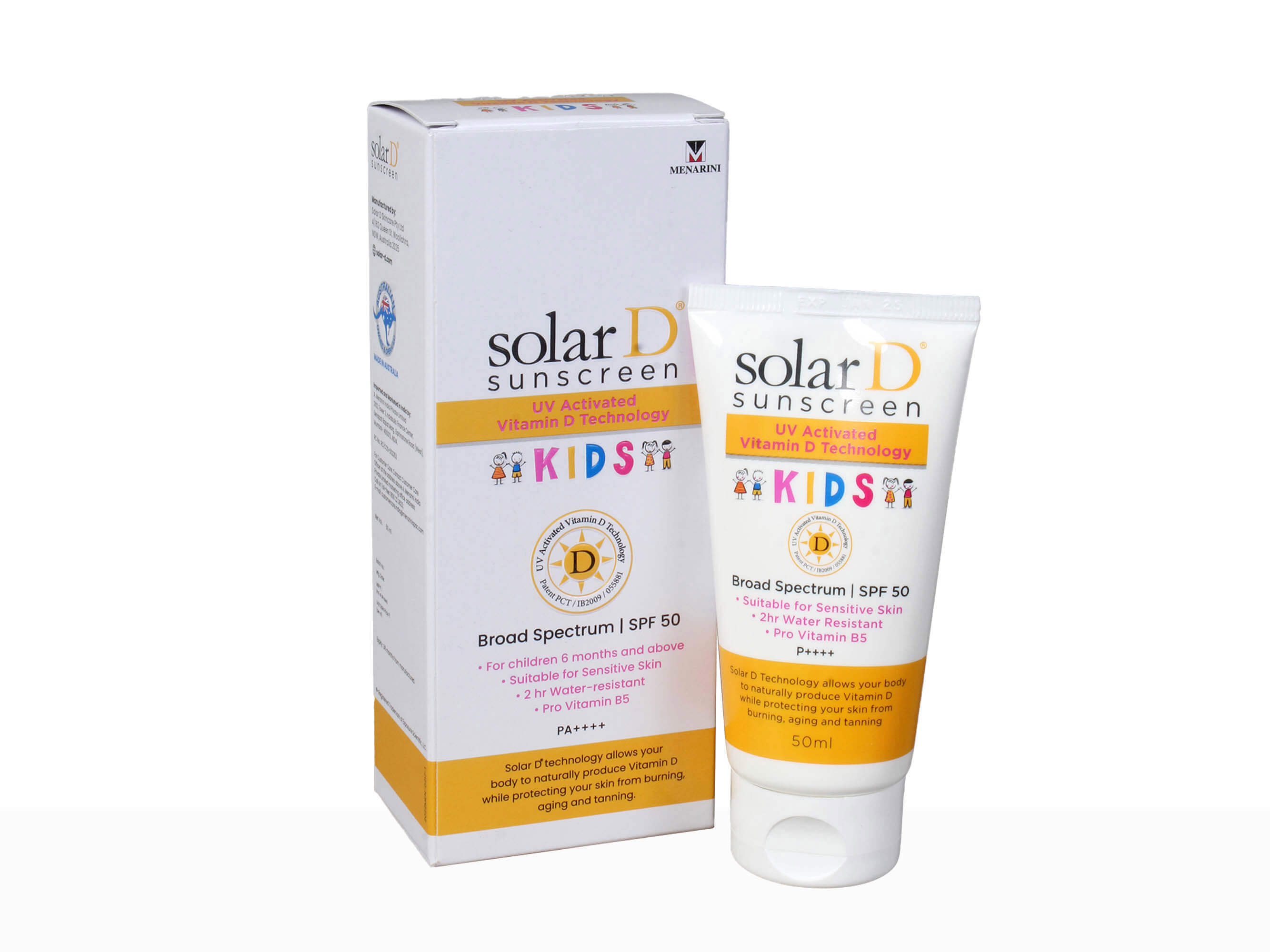 Solar D Kids SPF 50 Sunscreen PA++++ - Clinikally