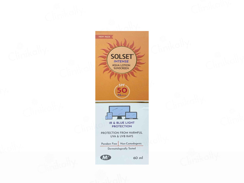 Solset Intense Aqua Lotion Sunscreen SPF 50 PA+++