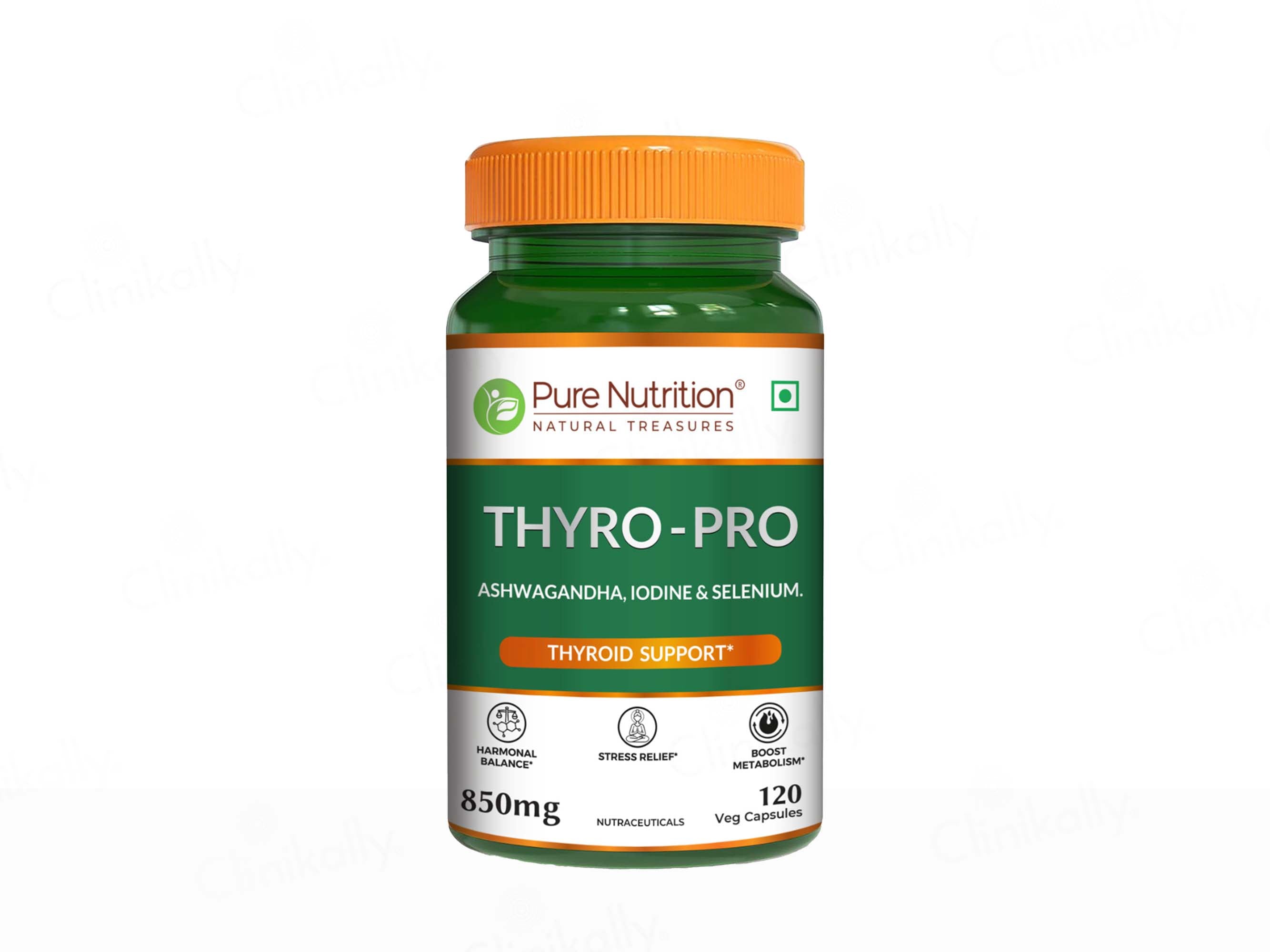 Pure Nutrition Thyro-Pro 850mg Veg Capsule