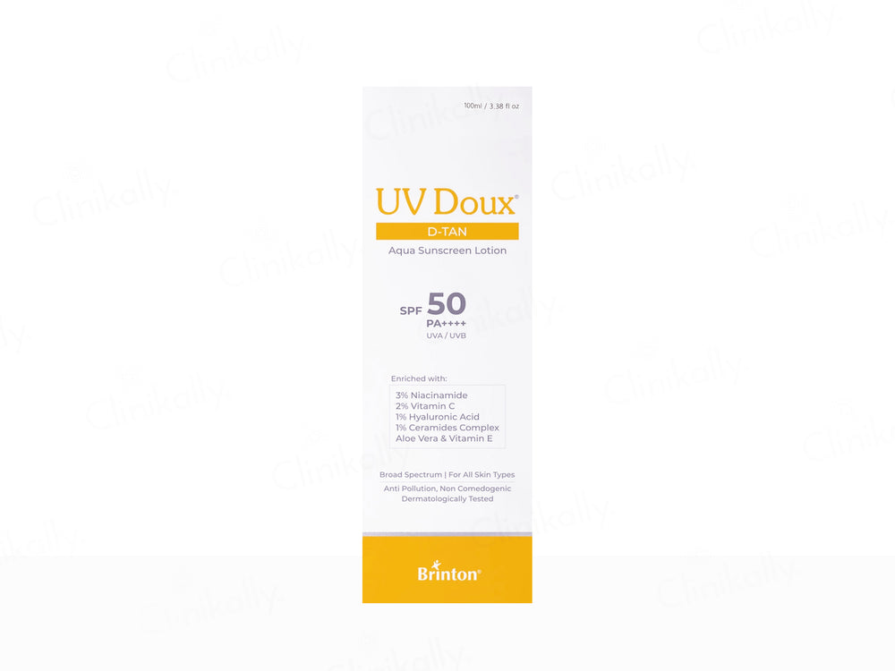 UV Doux D-Tan Aqua Sunscreen Lotion SPF 50 PA++++