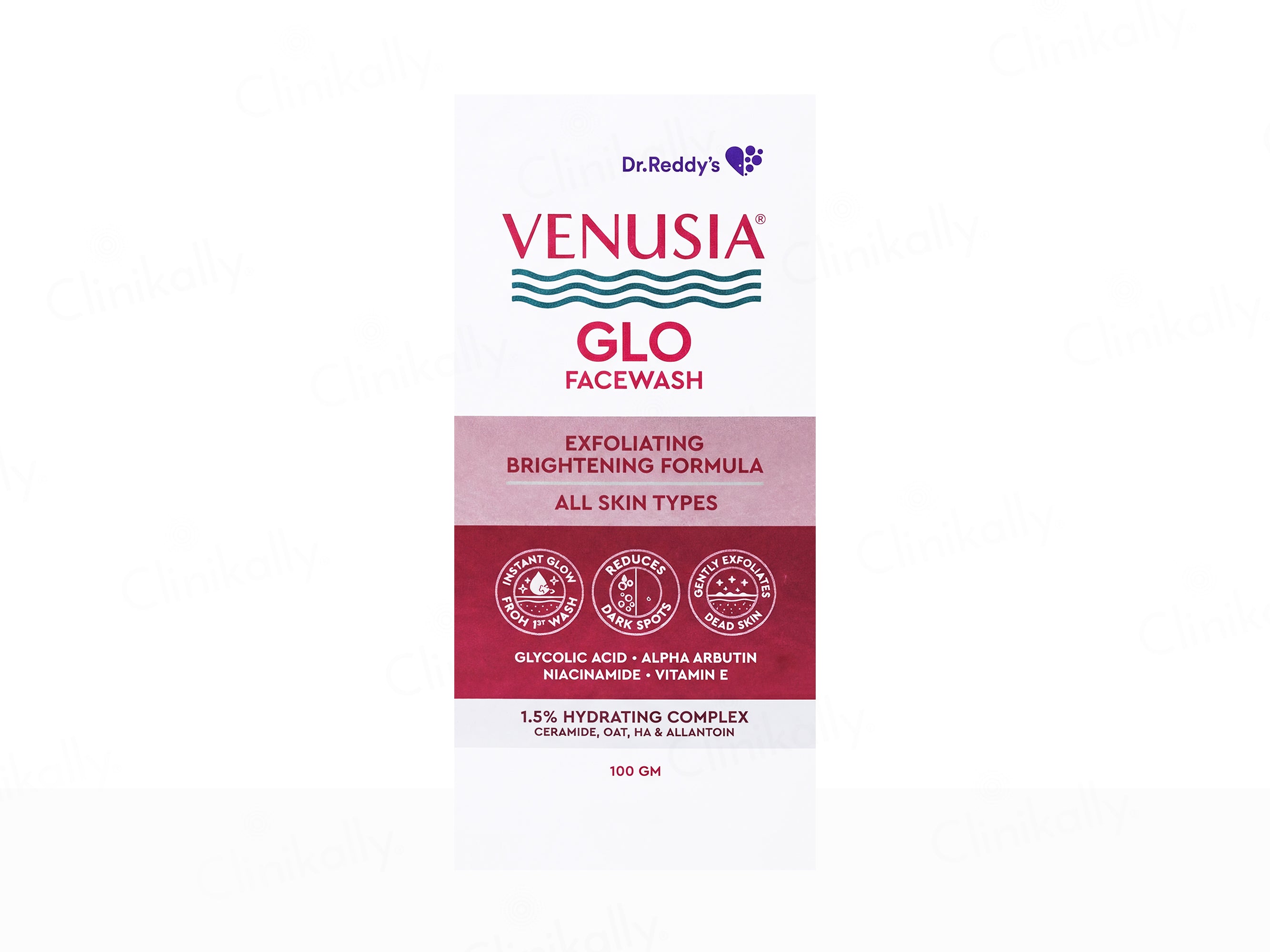 Venusia Glo Exfoliating & Brightening Facewash