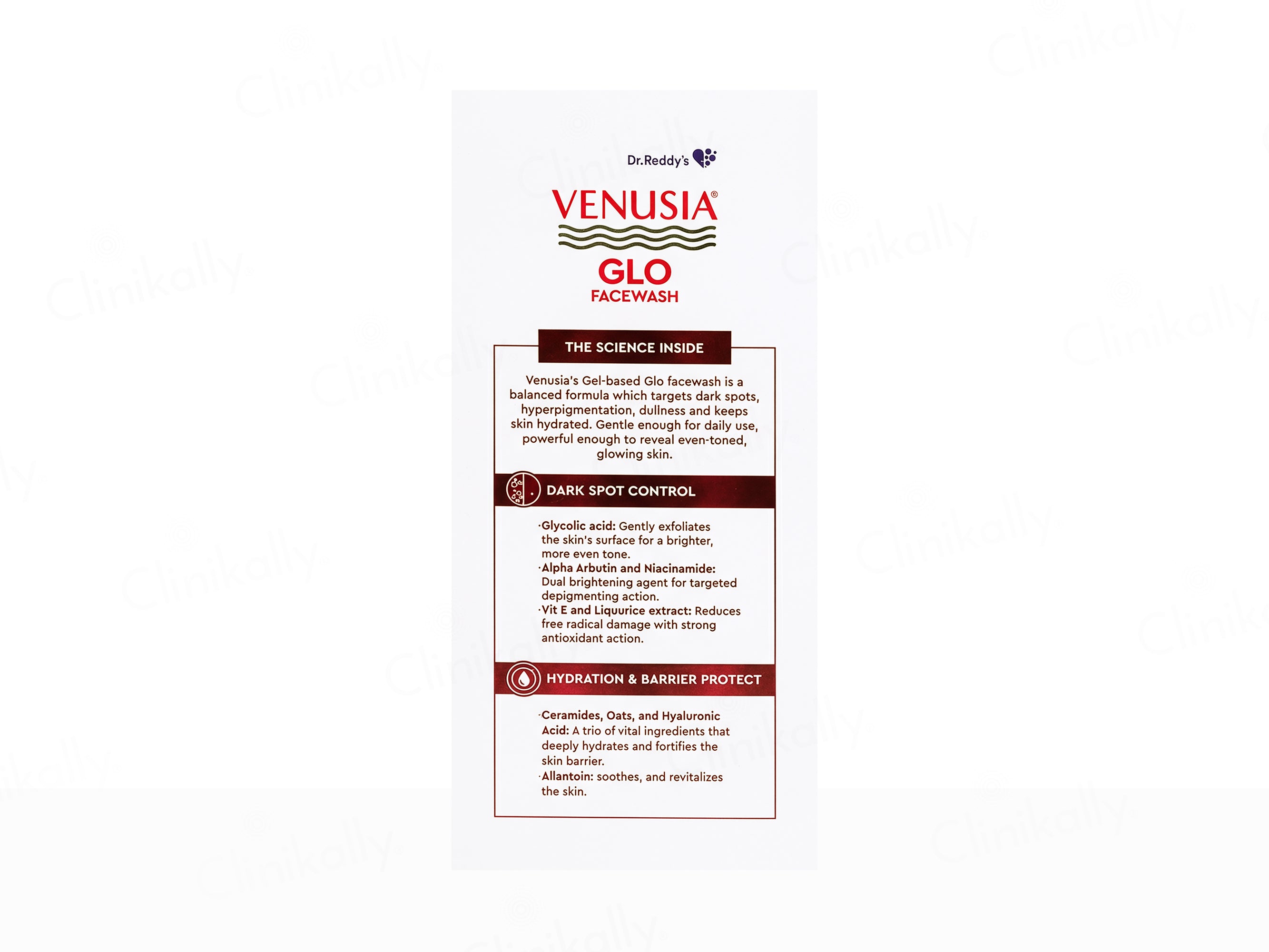 Venusia Glo Exfoliating & Brightening Facewash