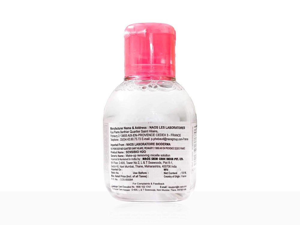 Bioderma Sensibio H2O Micellar Water Makeup Remover - Clinikally