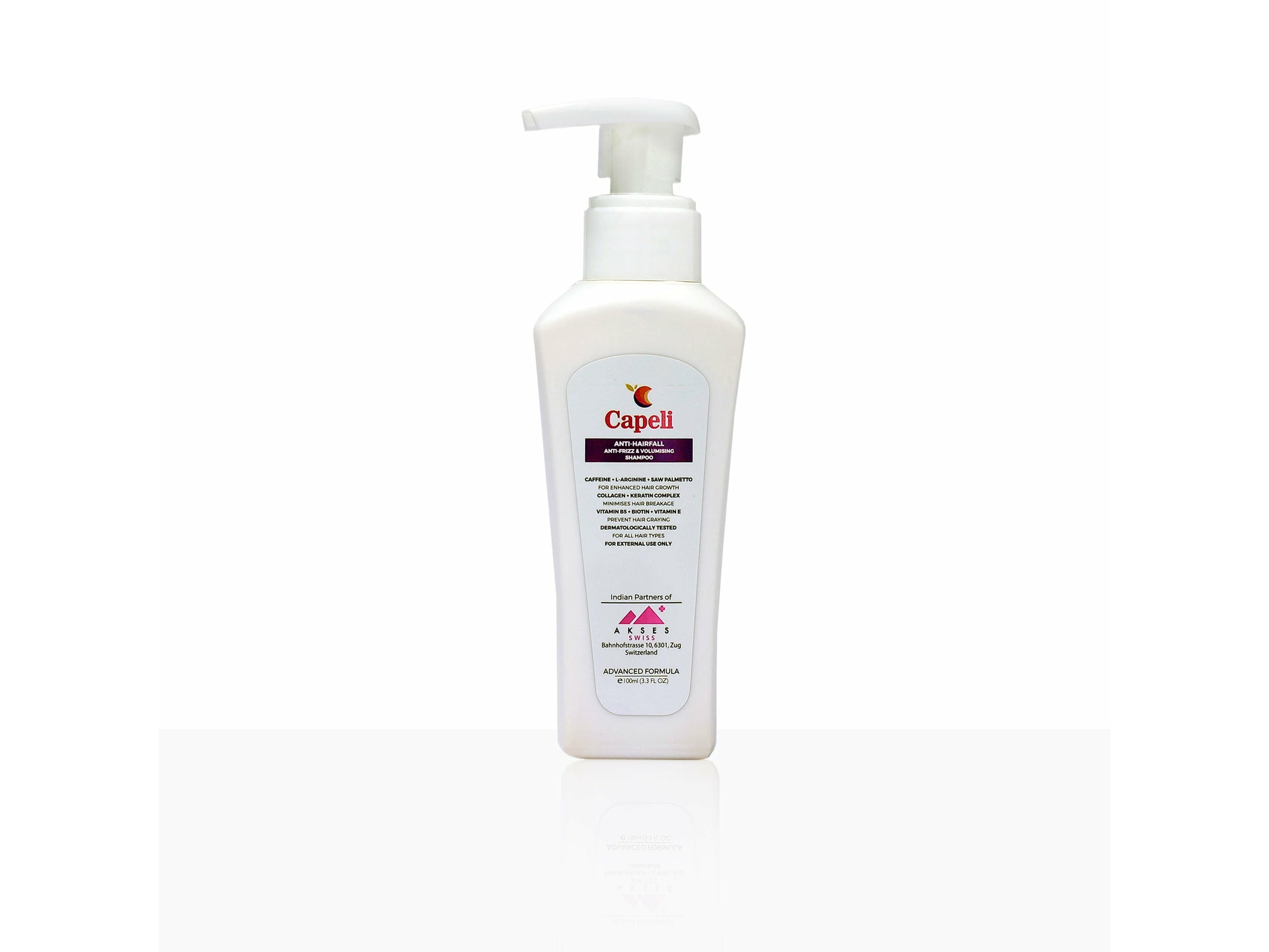Capeli Anti-Hairfall Anti-Frizz & Volumising Shampoo - Clinikally