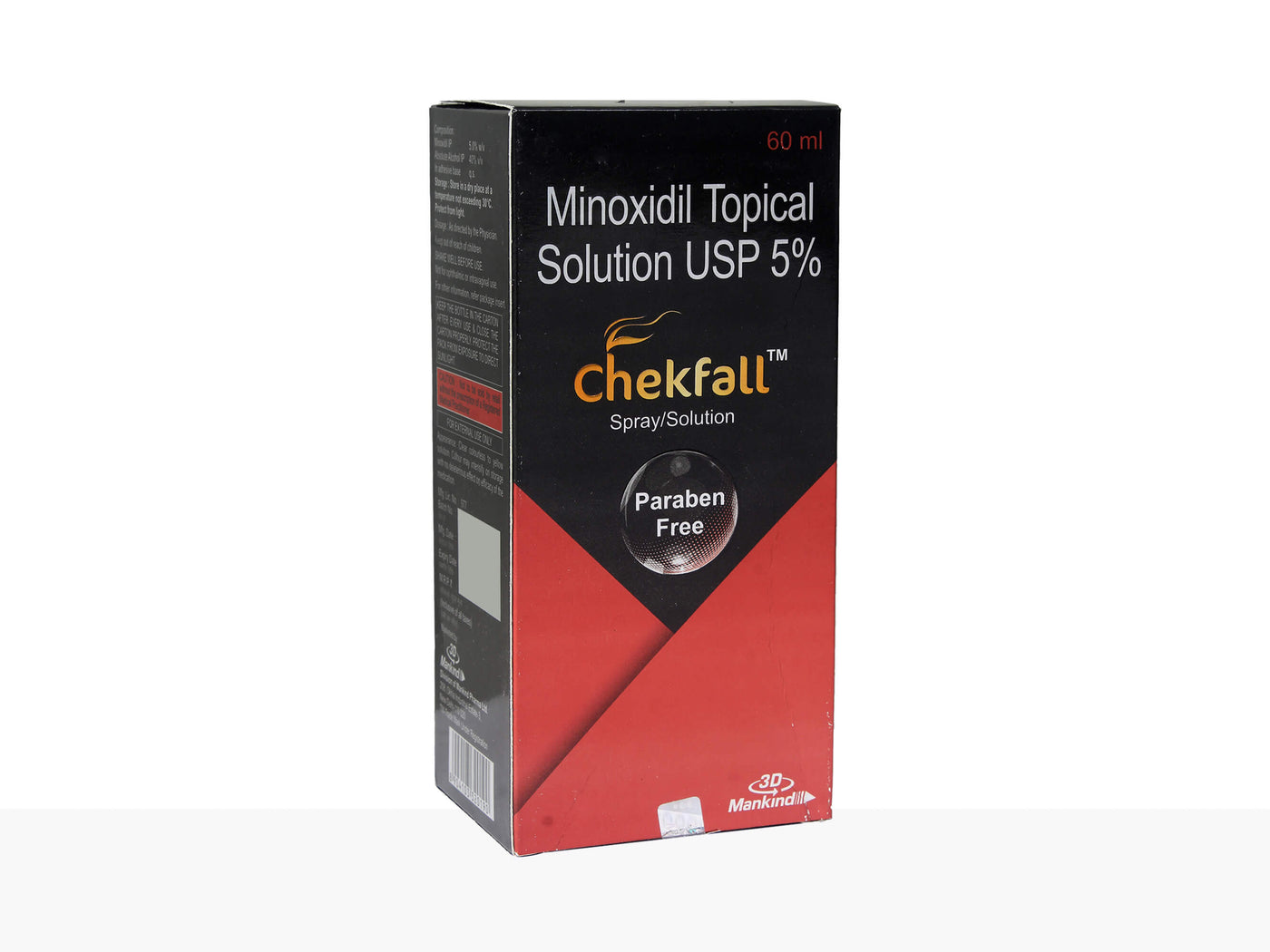 Chekfall 5% Spray solution - Clinikally