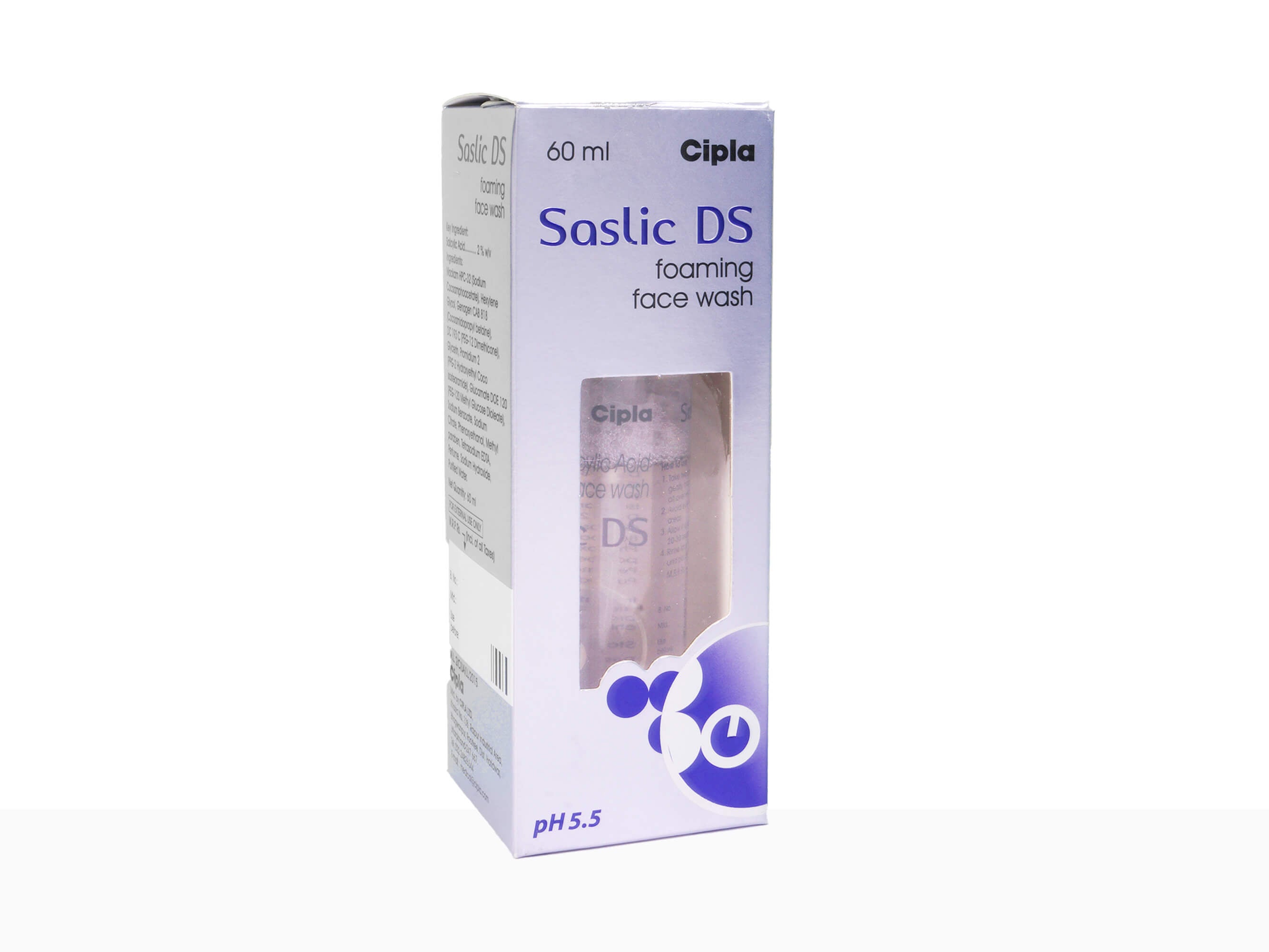Saslic DS Foaming Face Wash - Clinikally