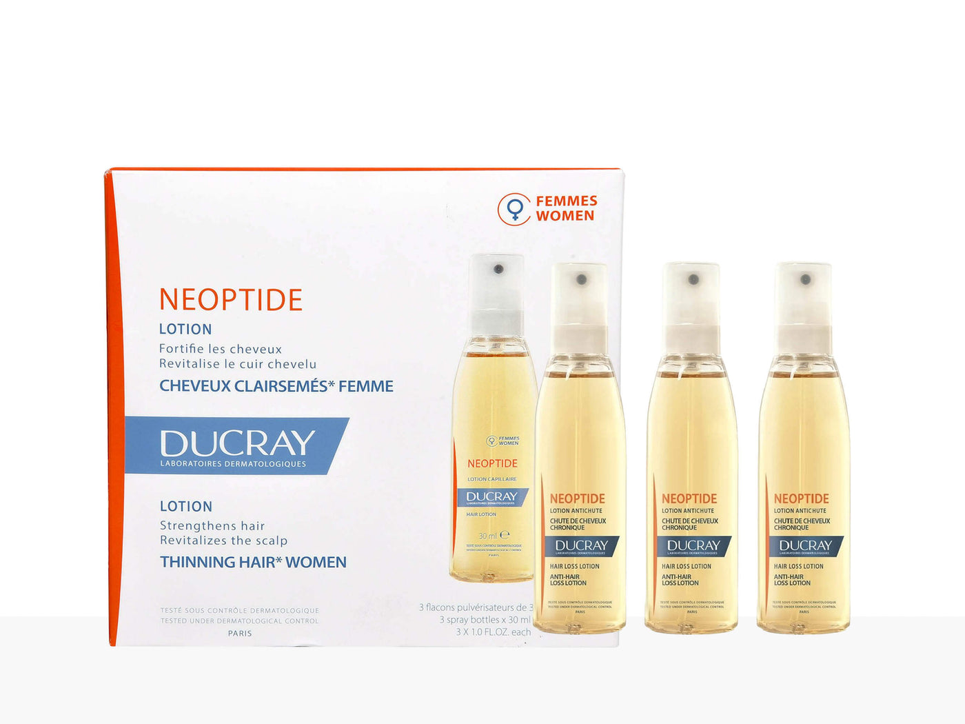 Ducray Neoptide Thinning Hair Lotion For Women - Clinikally
