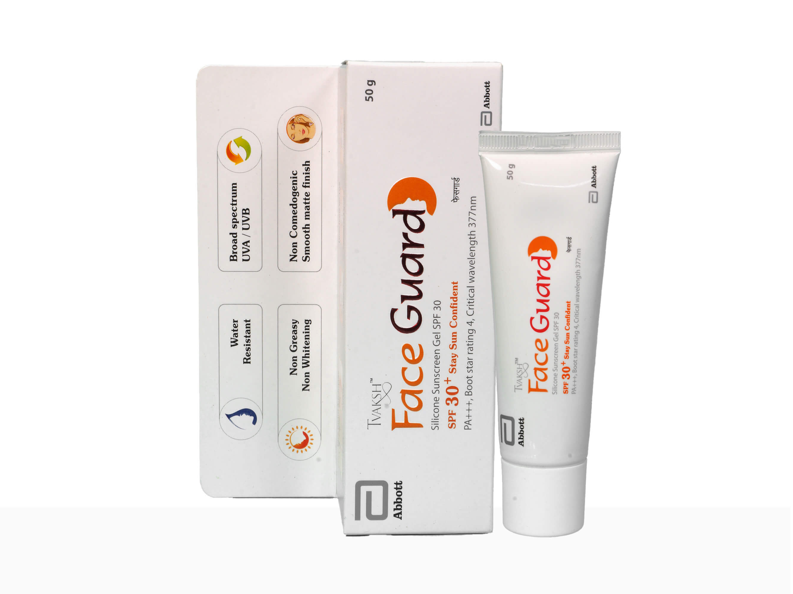 Tvaksh Face Guard Silicone Sunscreen Gel SPF 30 - Clinikally