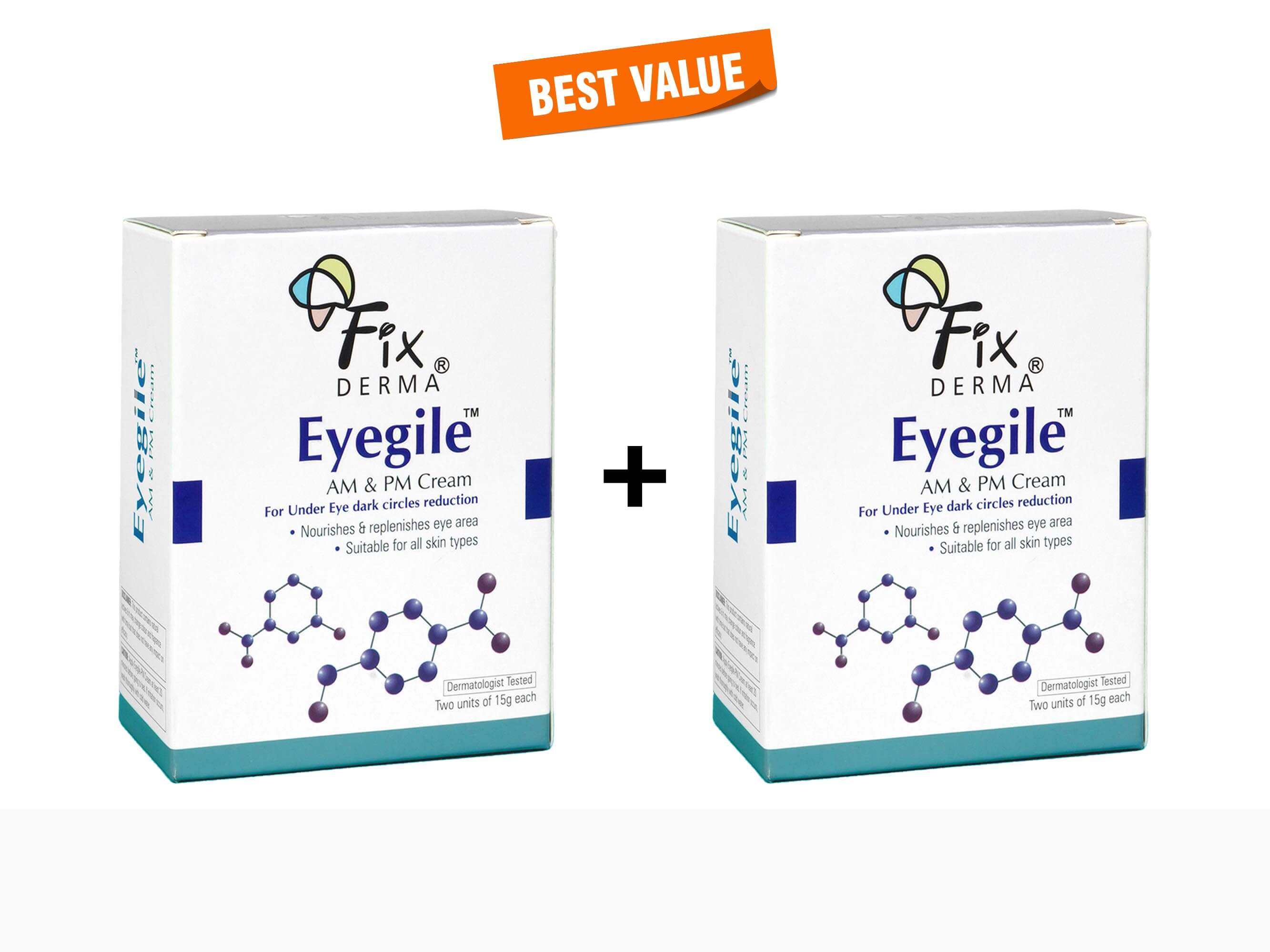 Fixderma Eyegile AM & PM Cream - Clinikally