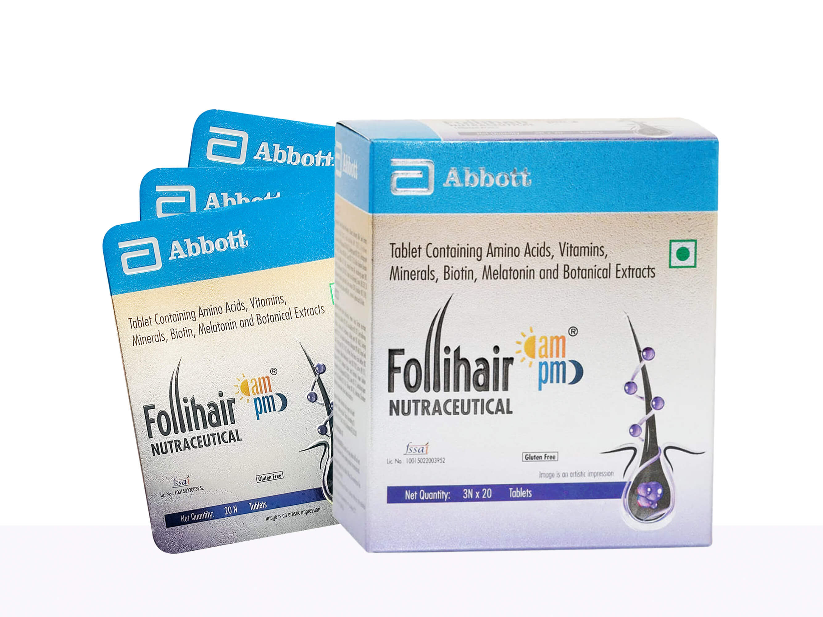 Follihair Nutraceutical Am Pm - Clinikally