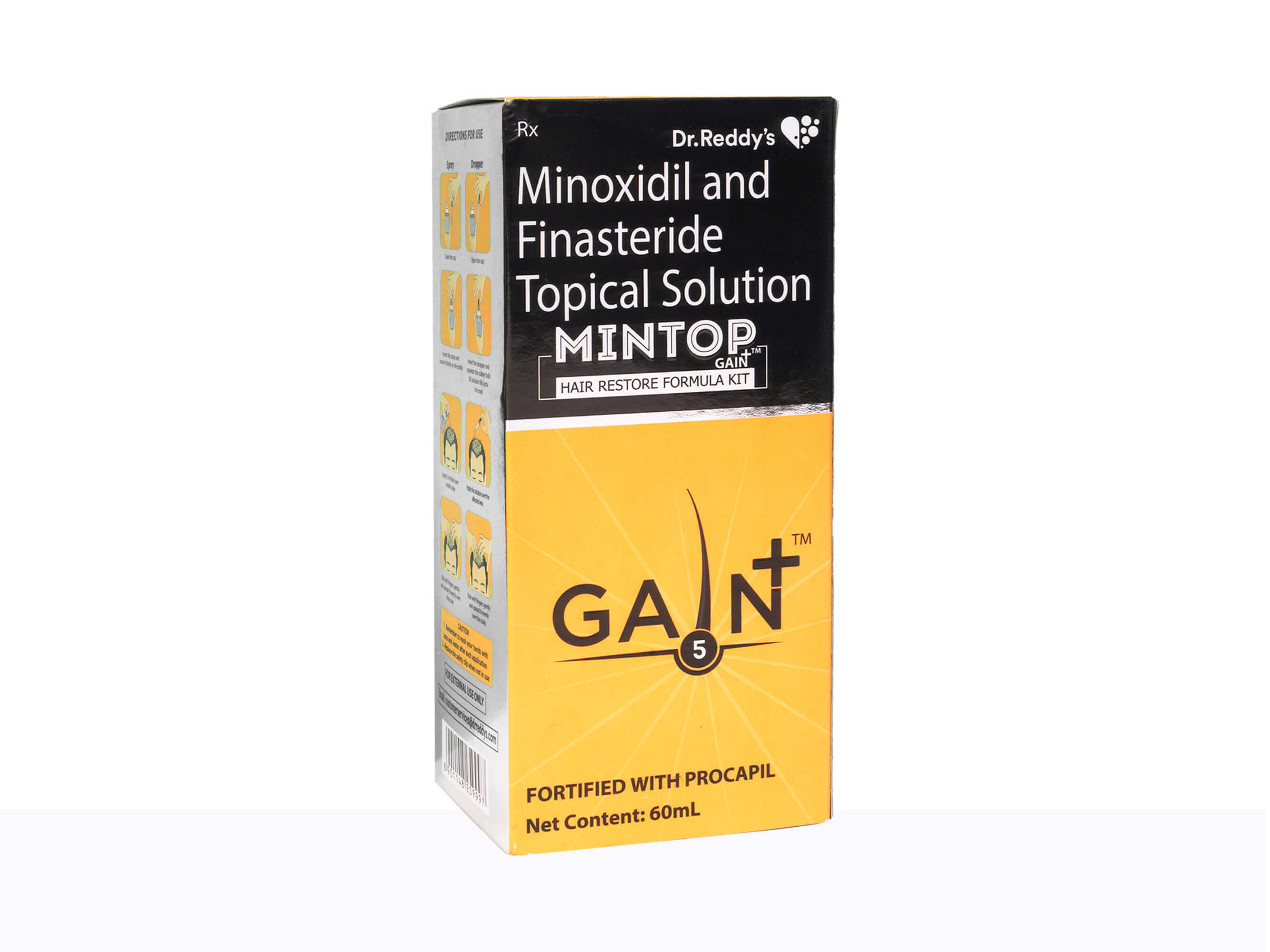Buy Mintop Gain+ 5 Hair Restore Formula Kit Online Clinikally
